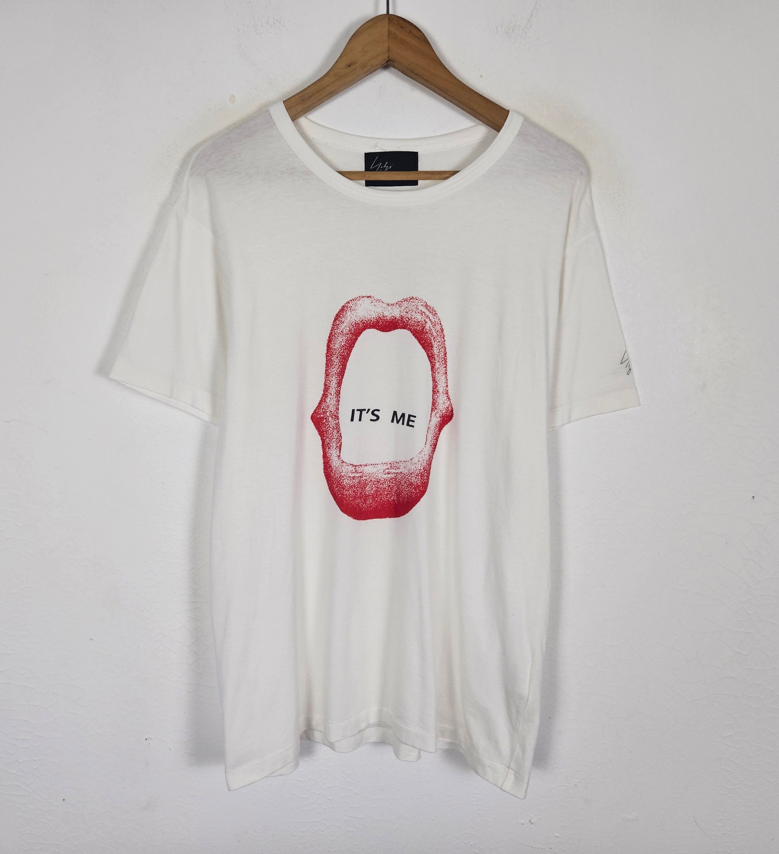 Yohji Yamamoto Yohji Yamamoto x Justin Davis ‘It’s Me’ Red Lips Shirt Size US XL / EU 56 / 4 - 2 Thumbnail