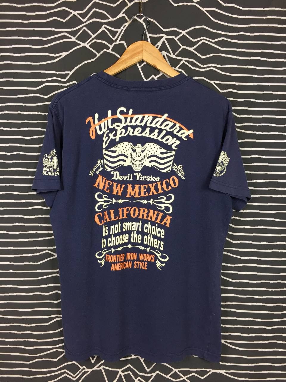 Japanese Brand × Vintage Bluegill New Mexico California Guilty Skull Tee Size US XL / EU 56 / 4 - 2 Thumbnail