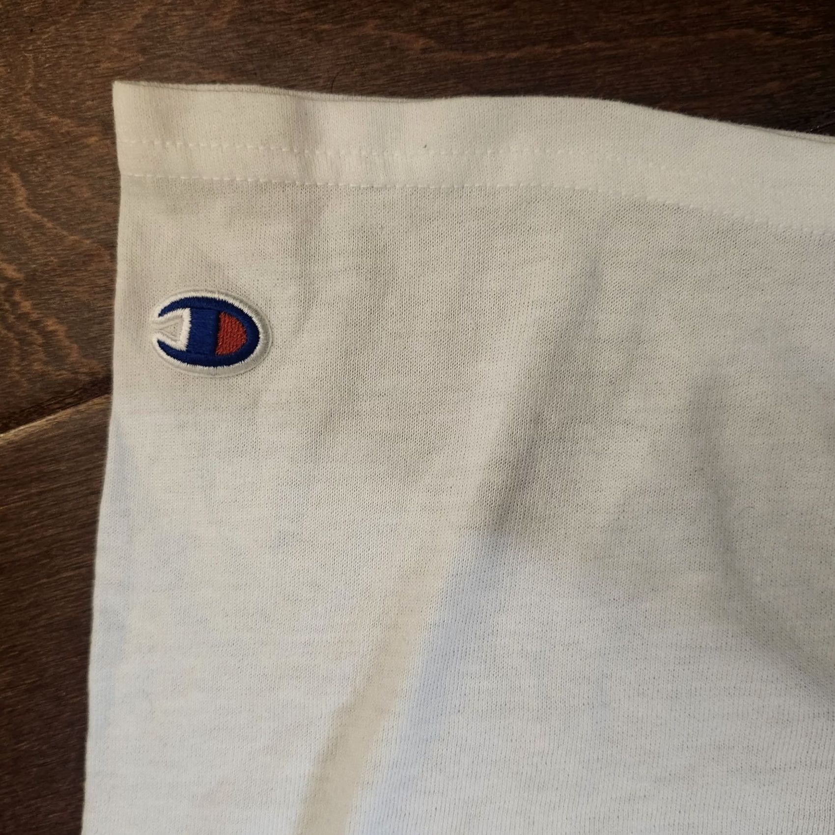 Champion Champion Men's White Logo Short Sleeve T-shirt Tee - Size M Size US M / EU 48-50 / 2 - 6 Thumbnail