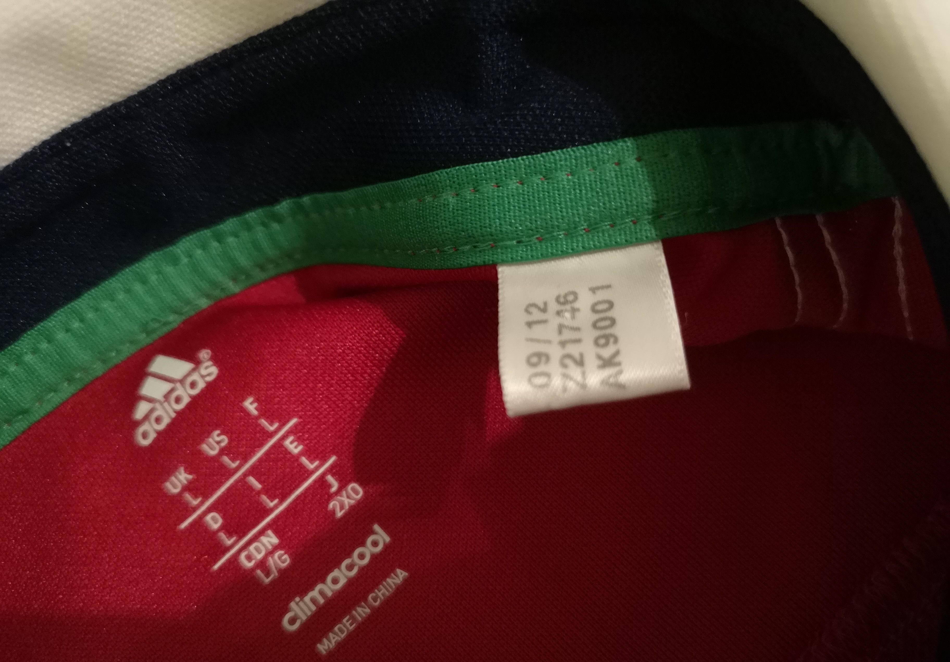 Adidas Shirt British Irish Lions 2013 Rugby Union 125' Retro Size US L / EU 52-54 / 3 - 9 Thumbnail