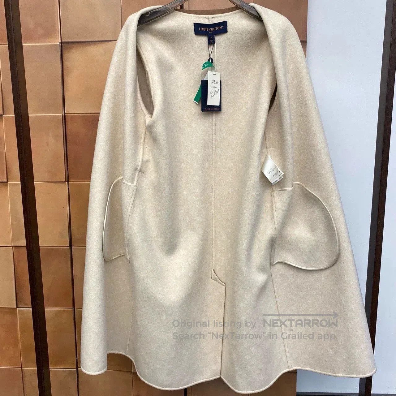Louis Vuitton Louis Vuitton Beige Monogram Long Coat. Size US M / EU 48-50 / 2 - 3 Thumbnail