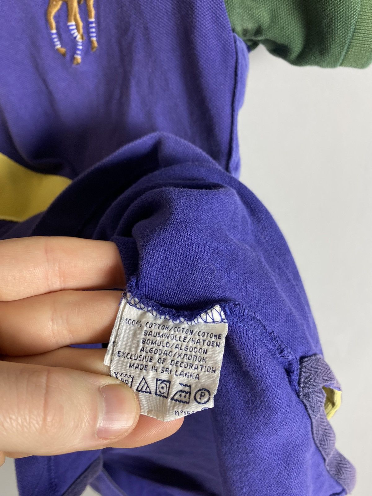 RRL Ralph Lauren Vintage 90s Very rare rrl Polo Ralph Lauren polo big logo Size US S / EU 44-46 / 1 - 6 Thumbnail