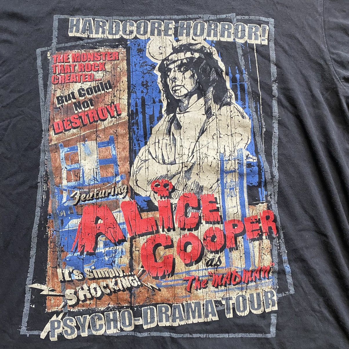 Band Tees VINTAGE ALICE COOPER PSYCHO DRAMA TOUR T SHIRT Size US L / EU 52-54 / 3 - 3 Thumbnail