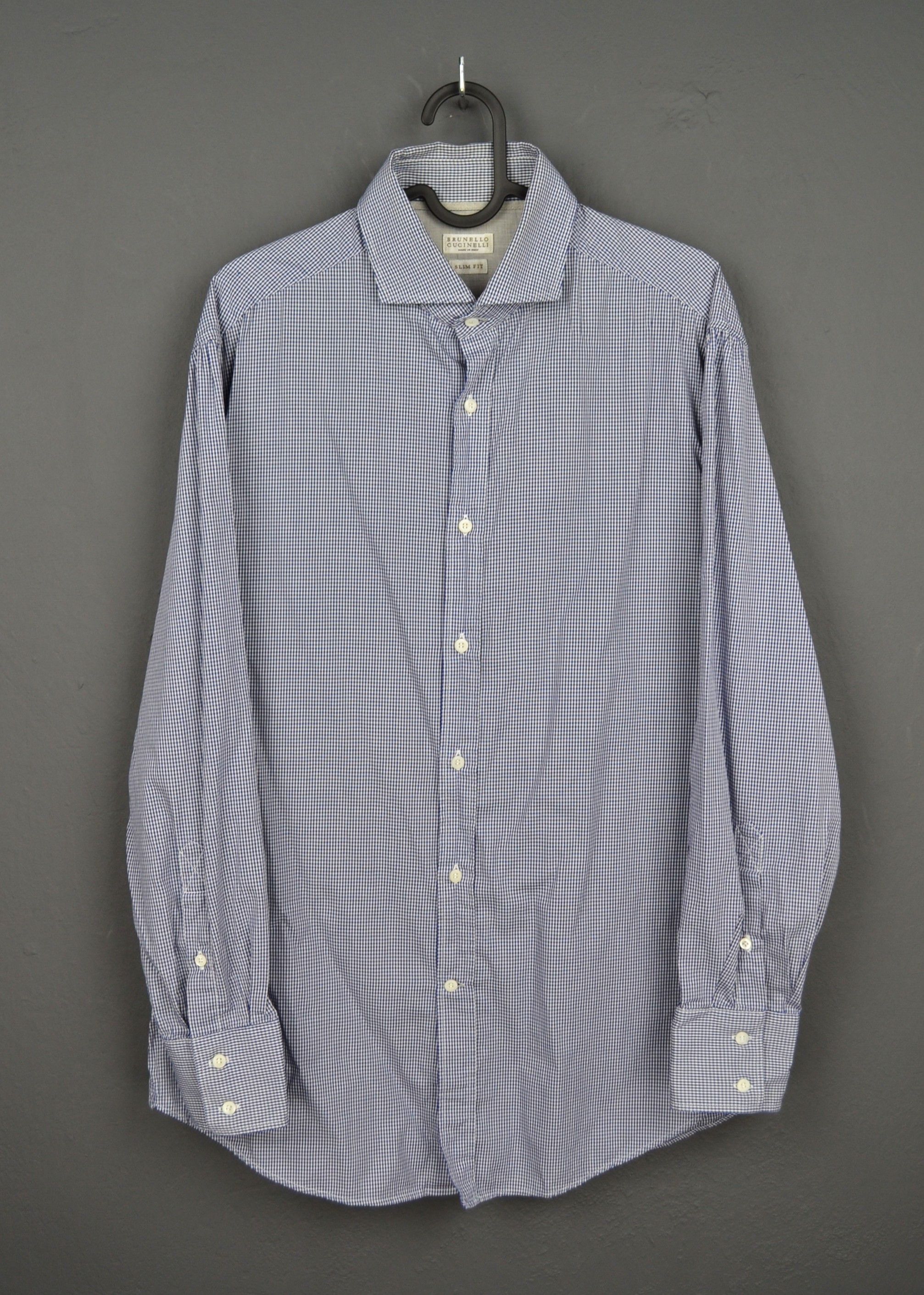 Brunello Cucinelli Brunello Cucinelli S-M size Cotton Shirt button up Size US S / EU 44-46 / 1 - 2 Thumbnail