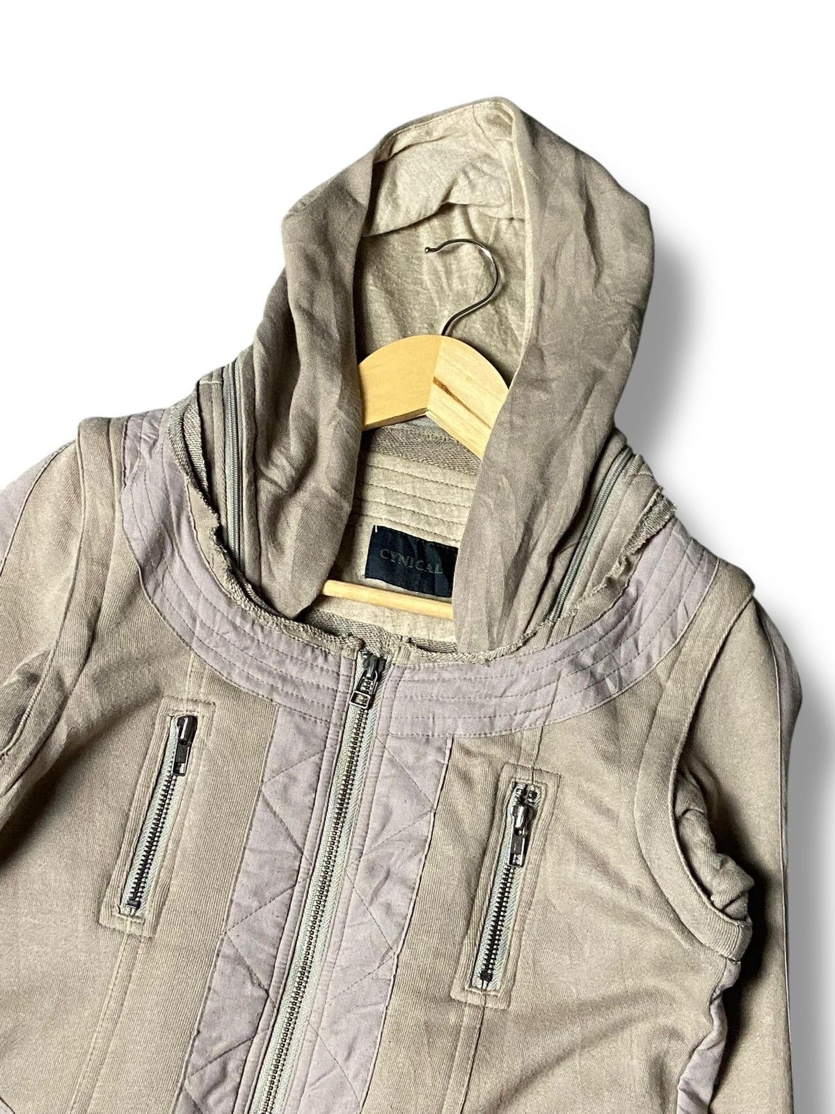 If Six Was Nine CYNICAL Brand Riders Jacket with Hood (160) Size US XXS / EU 40 - 4 Thumbnail