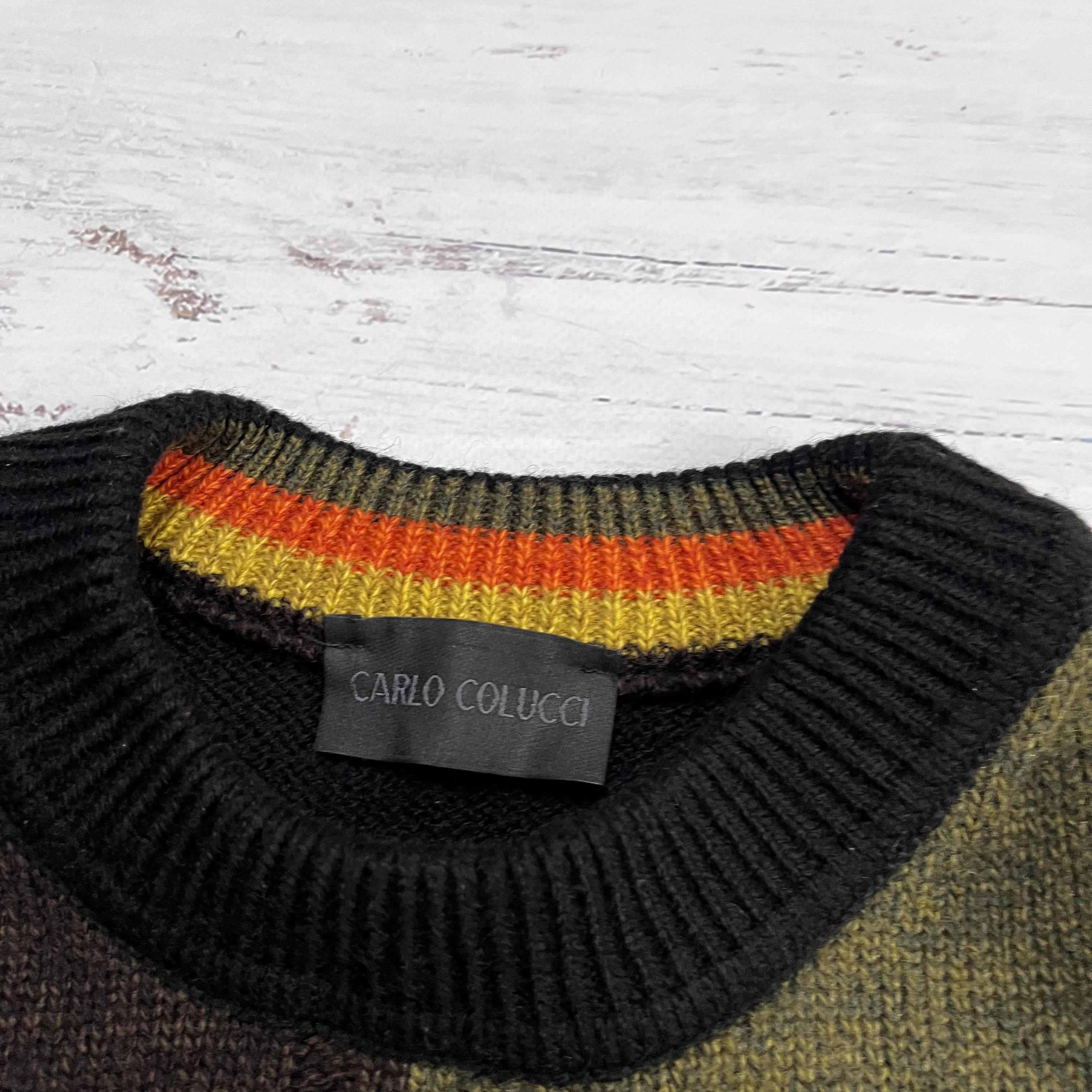 Carlo Colucci × Vintage CARLO COLUCCI VINTAGE WOOL KNITTED SWEATER Size US M / EU 48-50 / 2 - 4 Thumbnail
