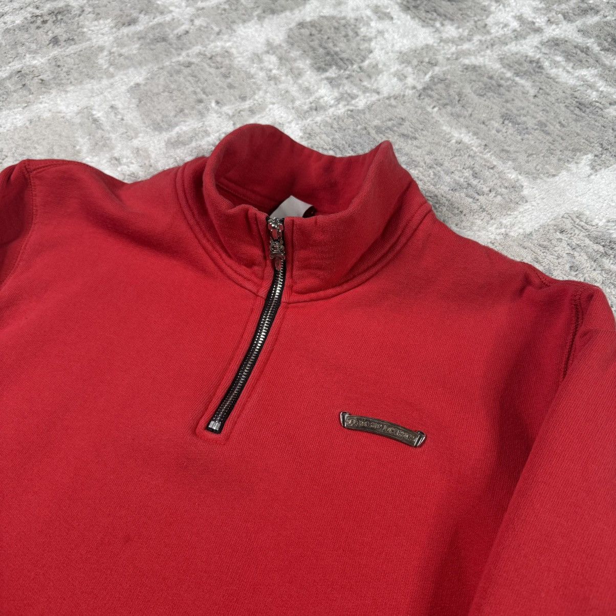 Chrome Hearts King taco triple cross embroidered quarter zip pullover Size US M / EU 48-50 / 2 - 14 Thumbnail