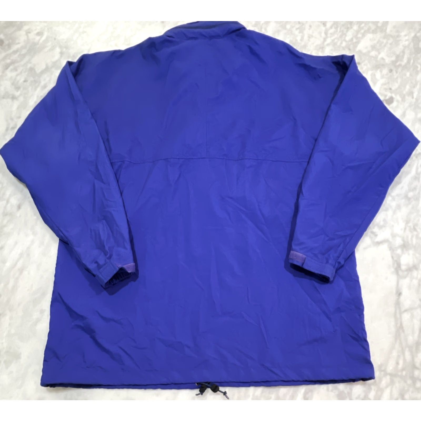 Vintage VINTAGE EMS Anorak Windbreaker Jacket Men's L Blue Hooded Zip Pockets 90s Outdoor Cycling Hiking Running Walking Quarter Zip Size US L / EU 52-54 / 3 - 3 Thumbnail