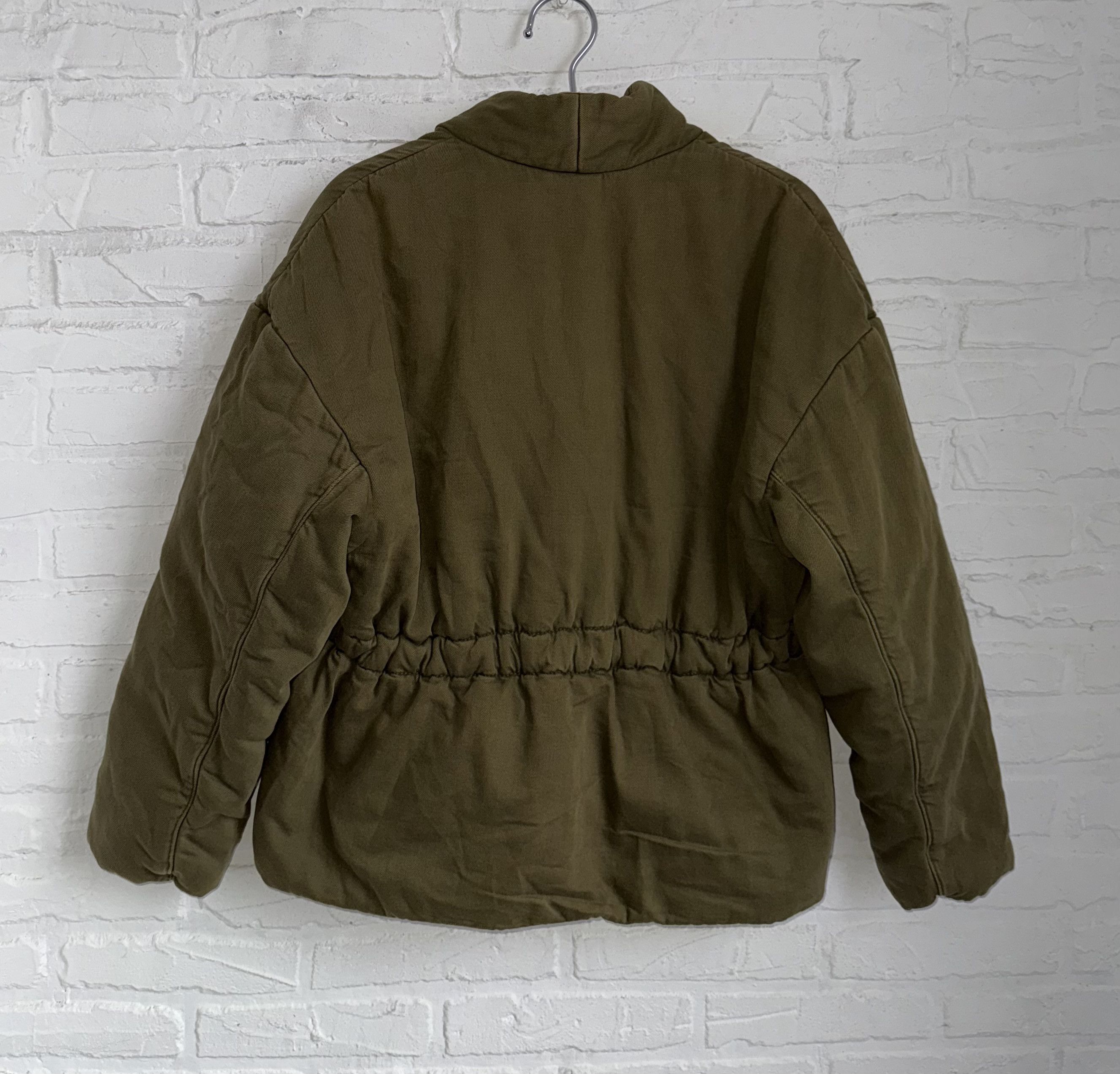 ba&sh Ba&sh quilted denim Caly green jacket Size S / US 4 / IT 40 - 12 Thumbnail