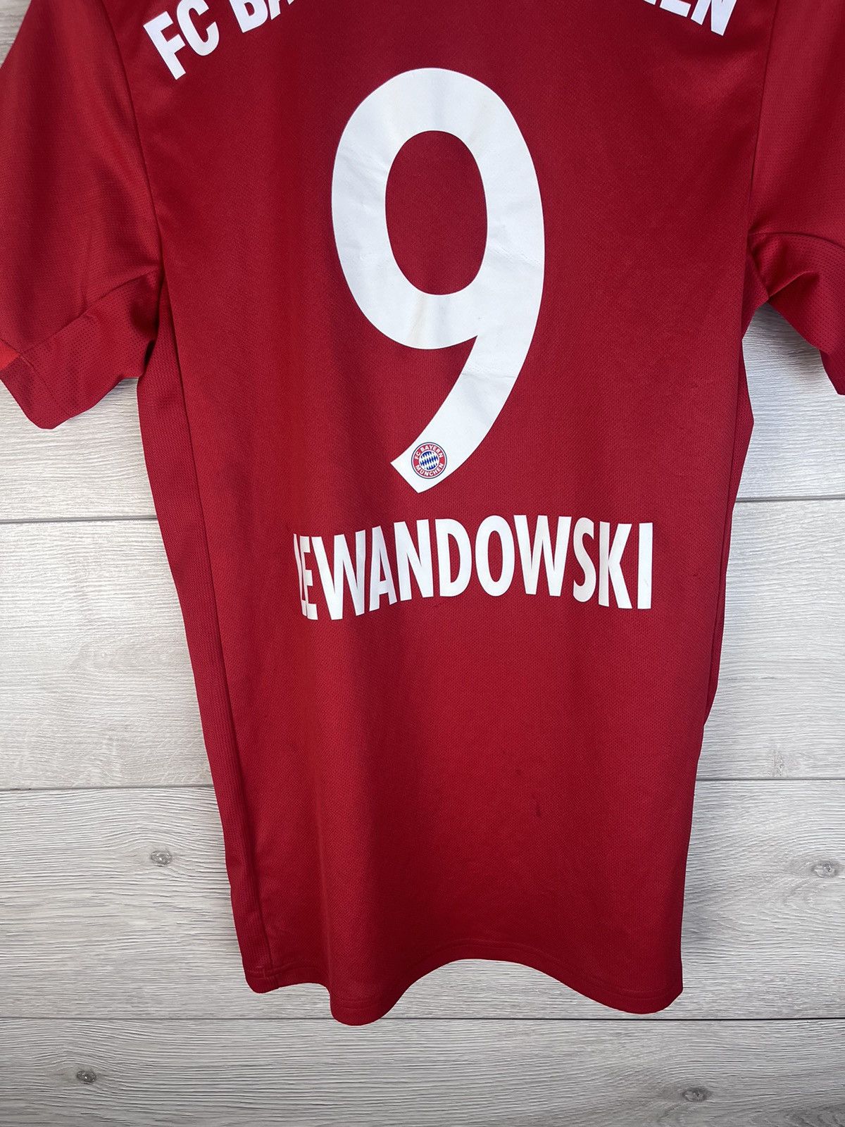 Adidas MENS JERSEY ADIDAS BAYERN MUNCHEN #9 LEVANDOWSKI 15/16s Size US XS / EU 42 / 0 - 22 Thumbnail