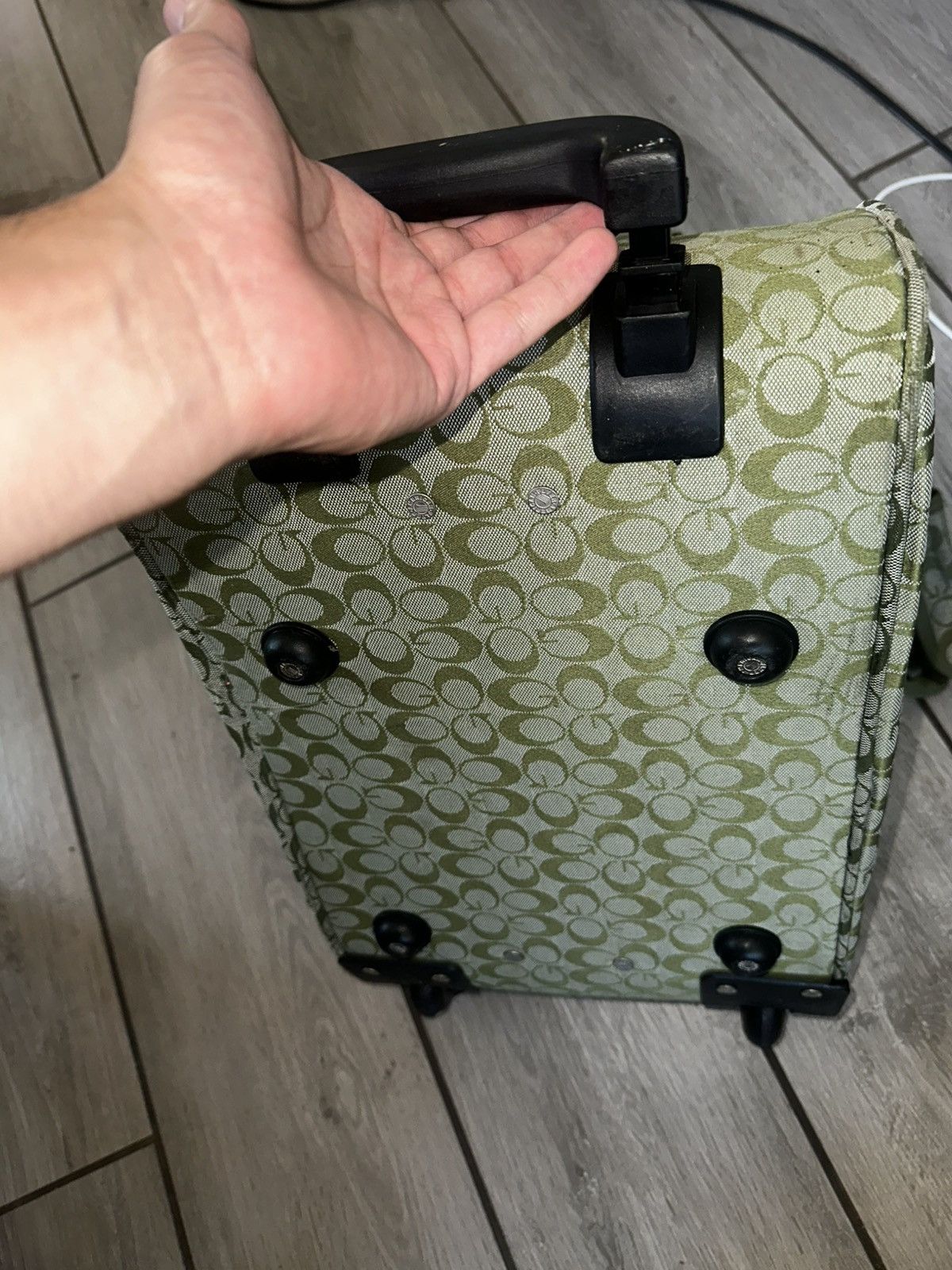 Coach × Vintage Vintage Coach Wheeled Travel Luggage w Mini Duffle Bag Size ONE SIZE - 13 Thumbnail