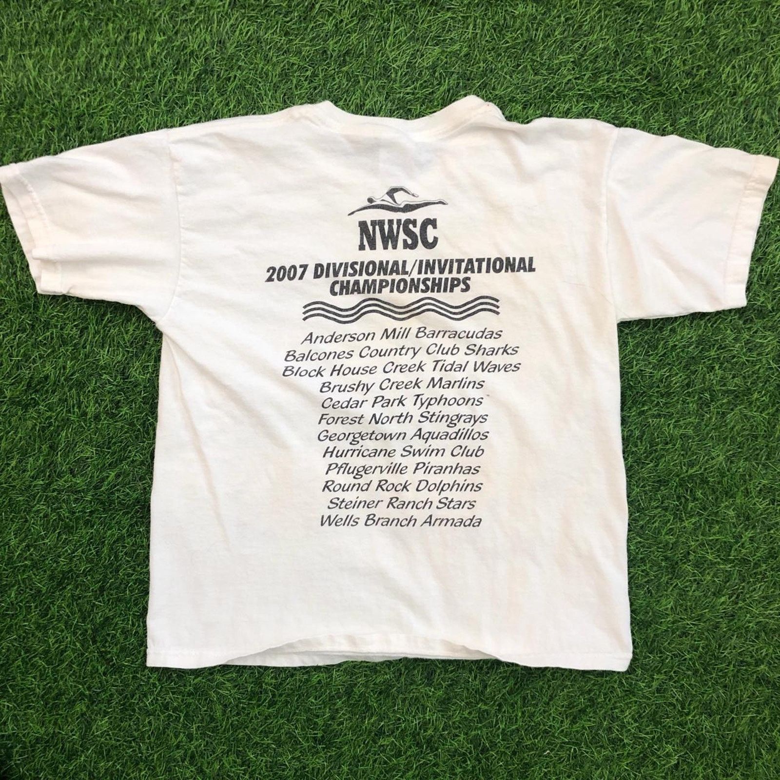 Gildan Vintage 2007 White ‘Northwest Swim Circuit’ Graphic Tee Size US M / EU 48-50 / 2 - 2 Thumbnail