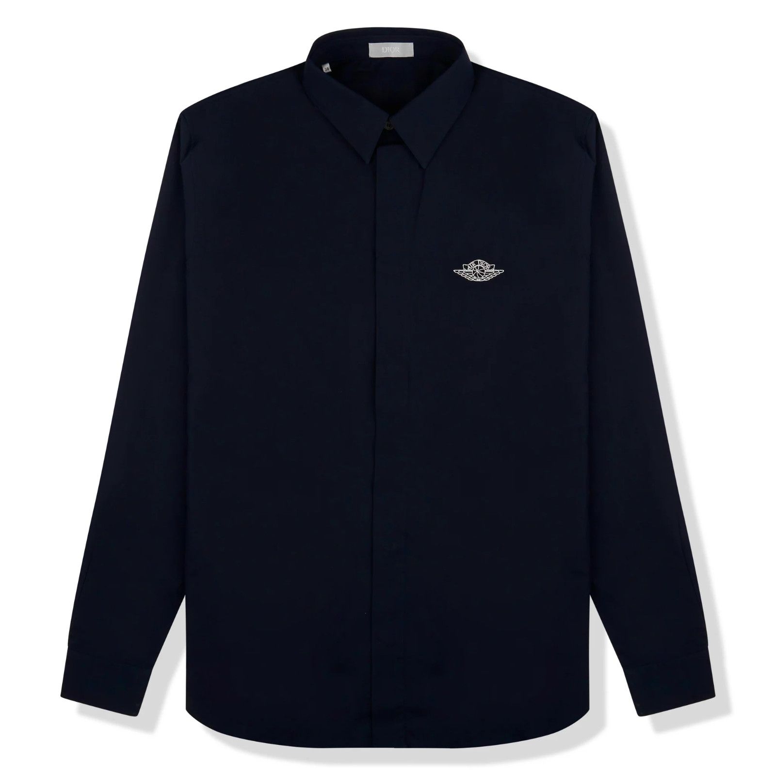 Dior Air Dior Jordan Wing Basketball Blue Logo Long Sleeve Button Size US M / EU 48-50 / 2 - 1 Thumbnail