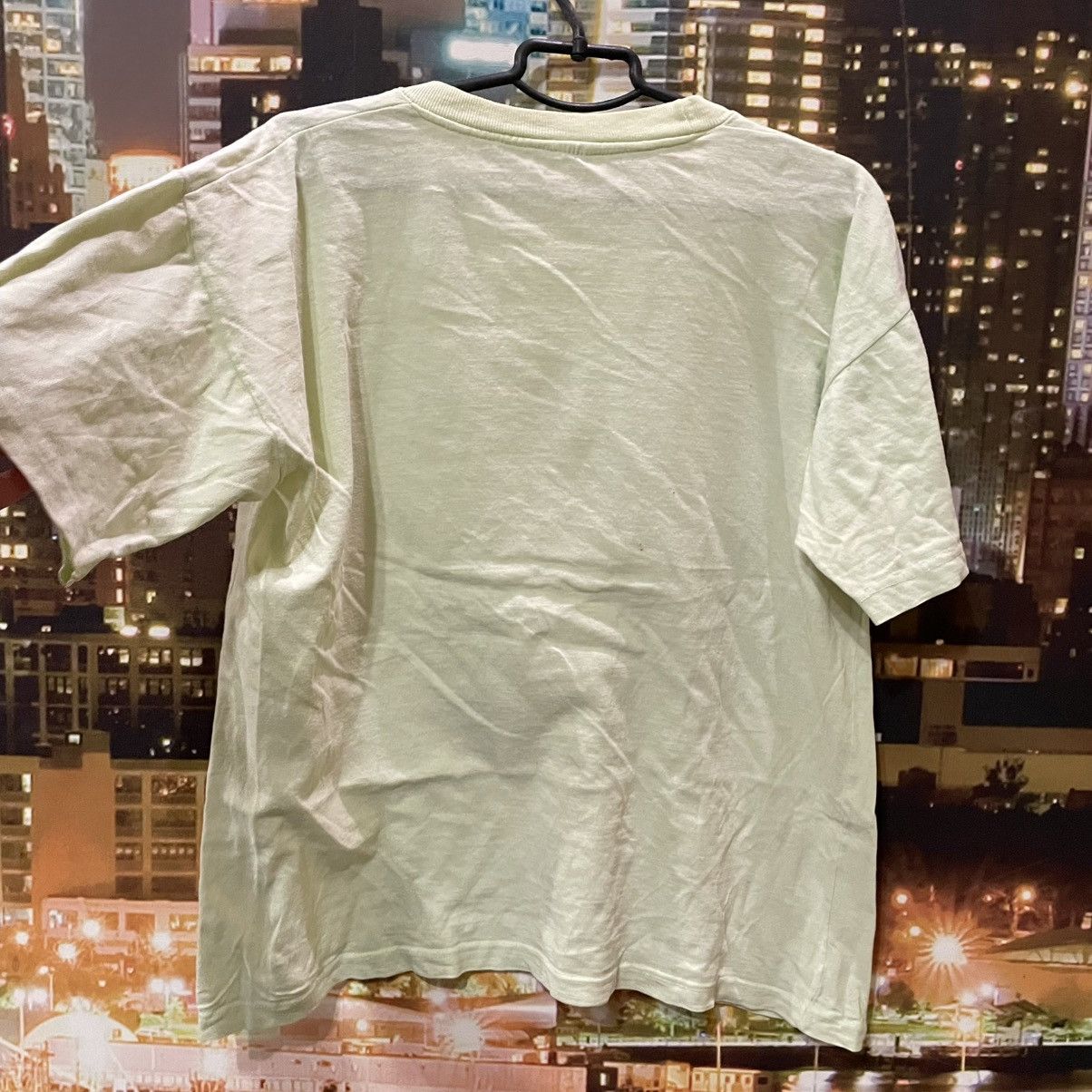 Vintage Vintage 90s Sun Faded Graphic Tee Cream Workwear Grunge L Size US L / EU 52-54 / 3 - 6 Thumbnail
