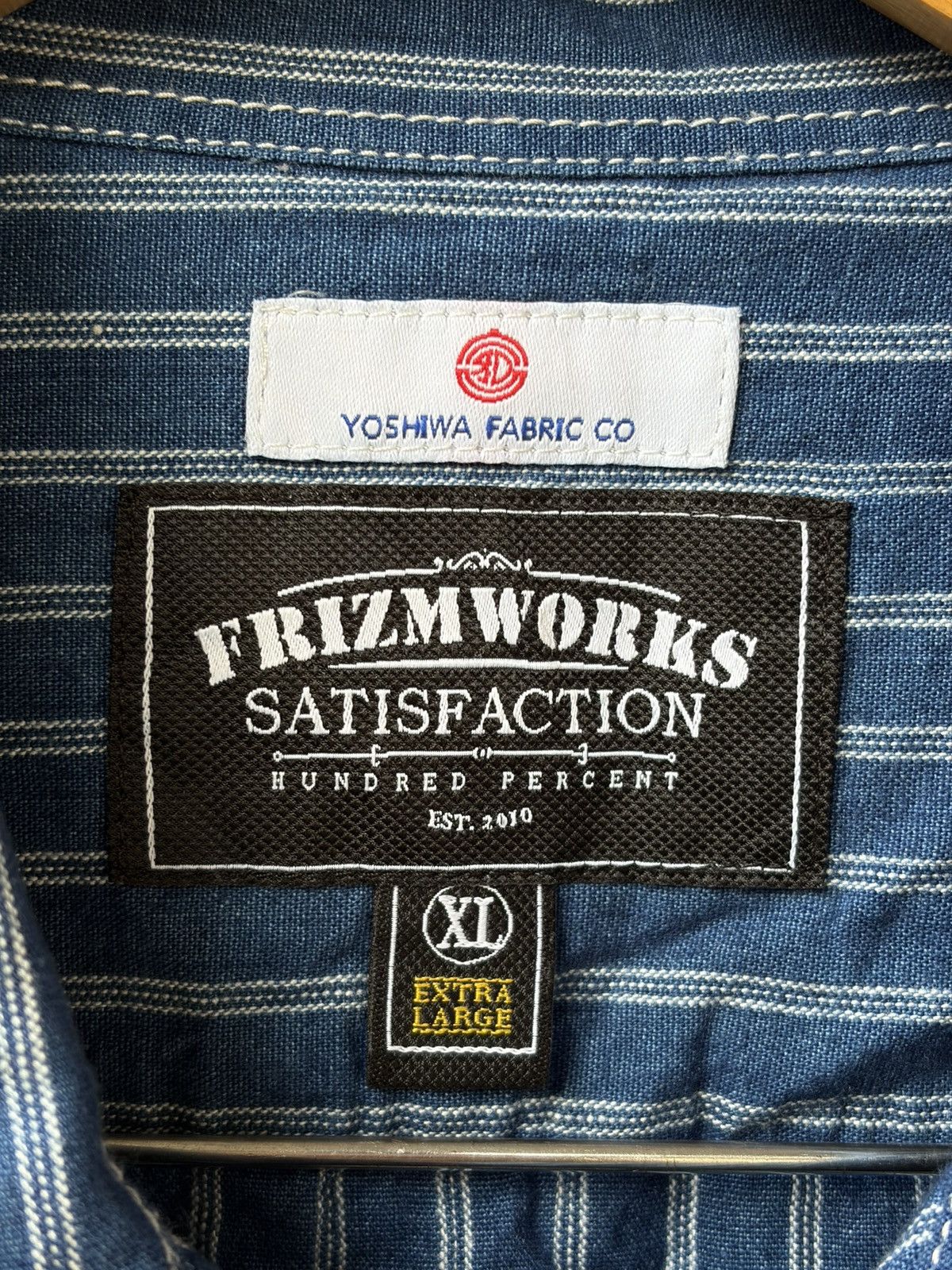 Japanese Brand Wabash shirt pattern indigo selvedge frizmWORKS Size US XL / EU 56 / 4 - 4 Thumbnail