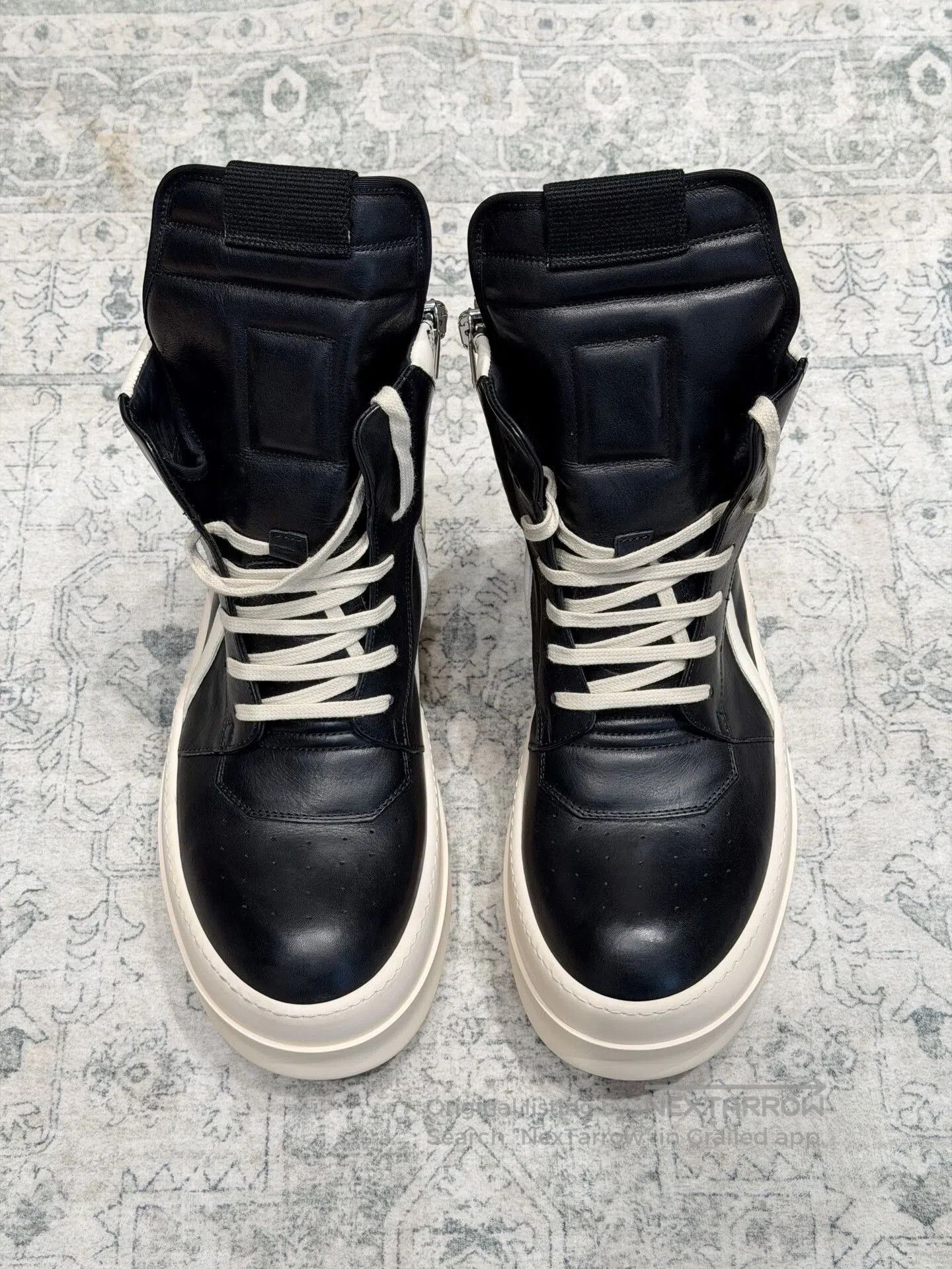 Rick Owens Rick Owens Platform Inverted Triangle High-Top. Size US 10 / EU 43 - 3 Thumbnail
