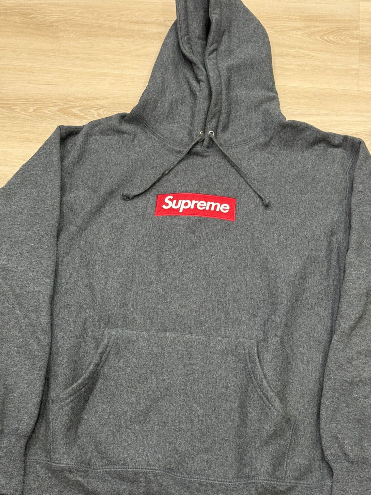 Supreme FW21 Charcoal Box Logo Hoodie