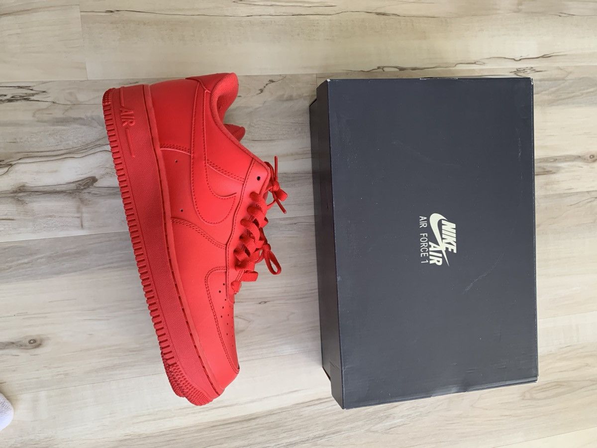air force 1 red sole