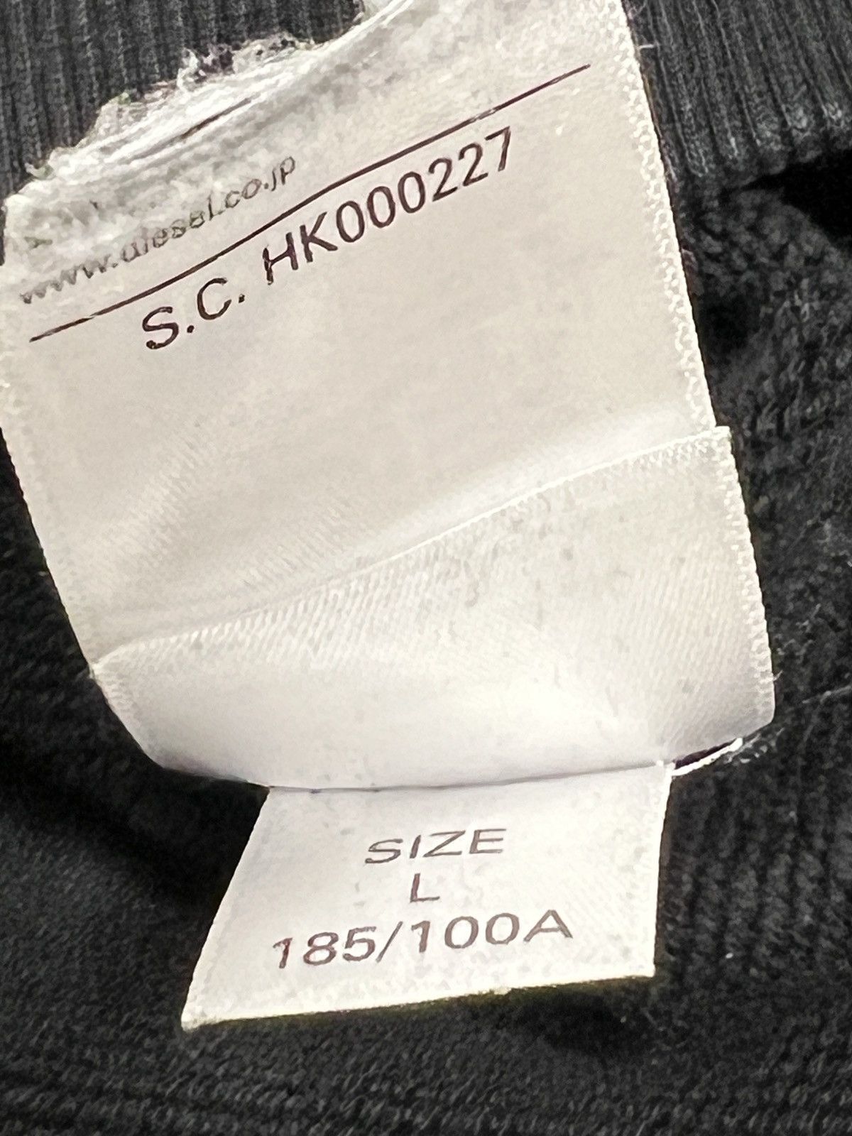 Diesel Vintage Diesel Big Logo Y2K Hype Black Sweatshirt Men's Size US L / EU 52-54 / 3 - 5 Thumbnail