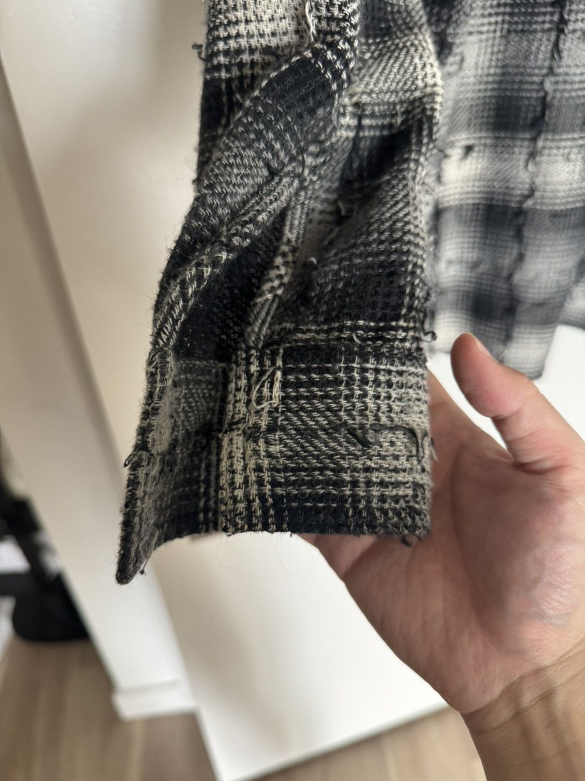 Off-White Off White Hooded Flannel (Size Small) Size US S / EU 44-46 / 1 - 4 Thumbnail