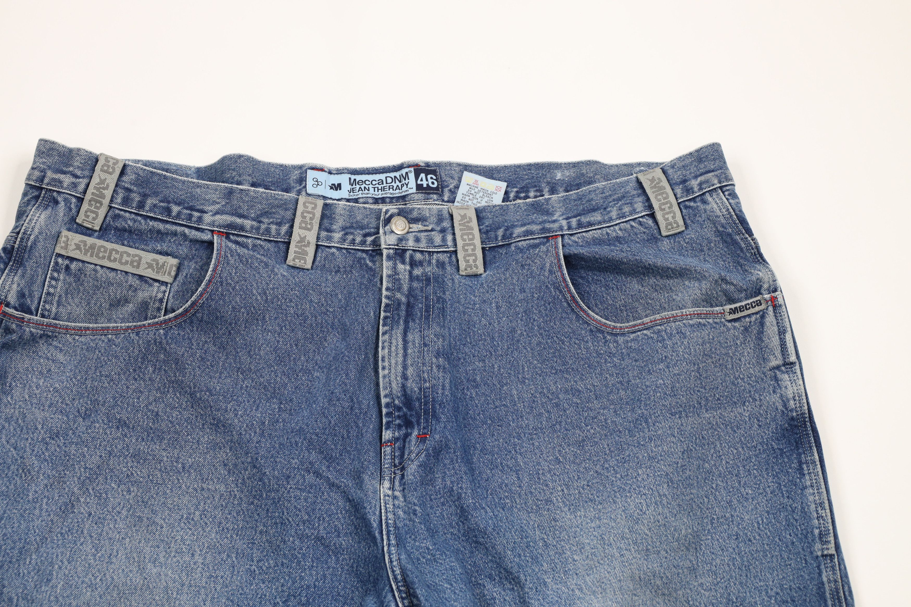 Vintage Vintage 90s Streetwear Baggy Fit Hip Hop Denim Jeans Blue Size US 44 / EU 60 - 2 Thumbnail