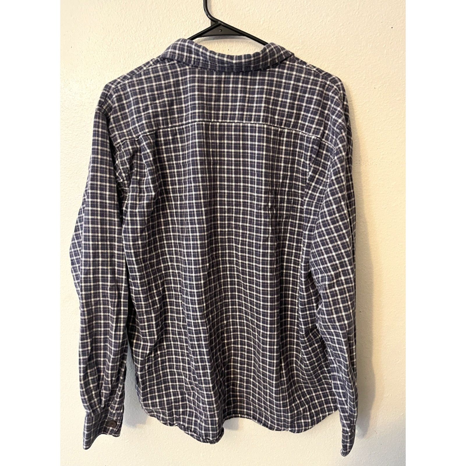 Wrangler VINTAGE Wrangler Blue Check Plaid Flannel Western Button-Up Shirt XL Men Cowboy Size US XL / EU 56 / 4 - 3 Thumbnail