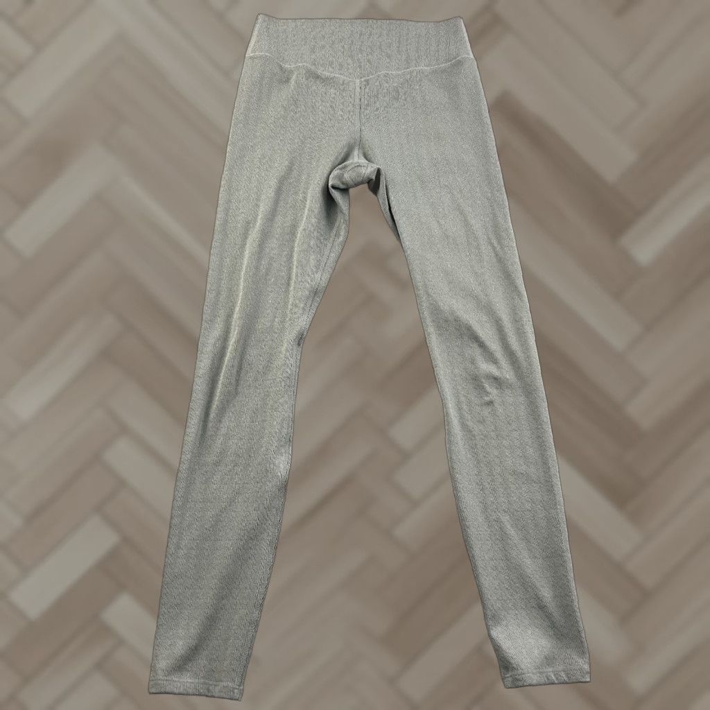 Vuori Vuori Leggings Womens Small Houndstooth Textured Gray Athletic Compression Activewear Chilled Out Size 28" / US 6 / IT 42 - 1 Thumbnail
