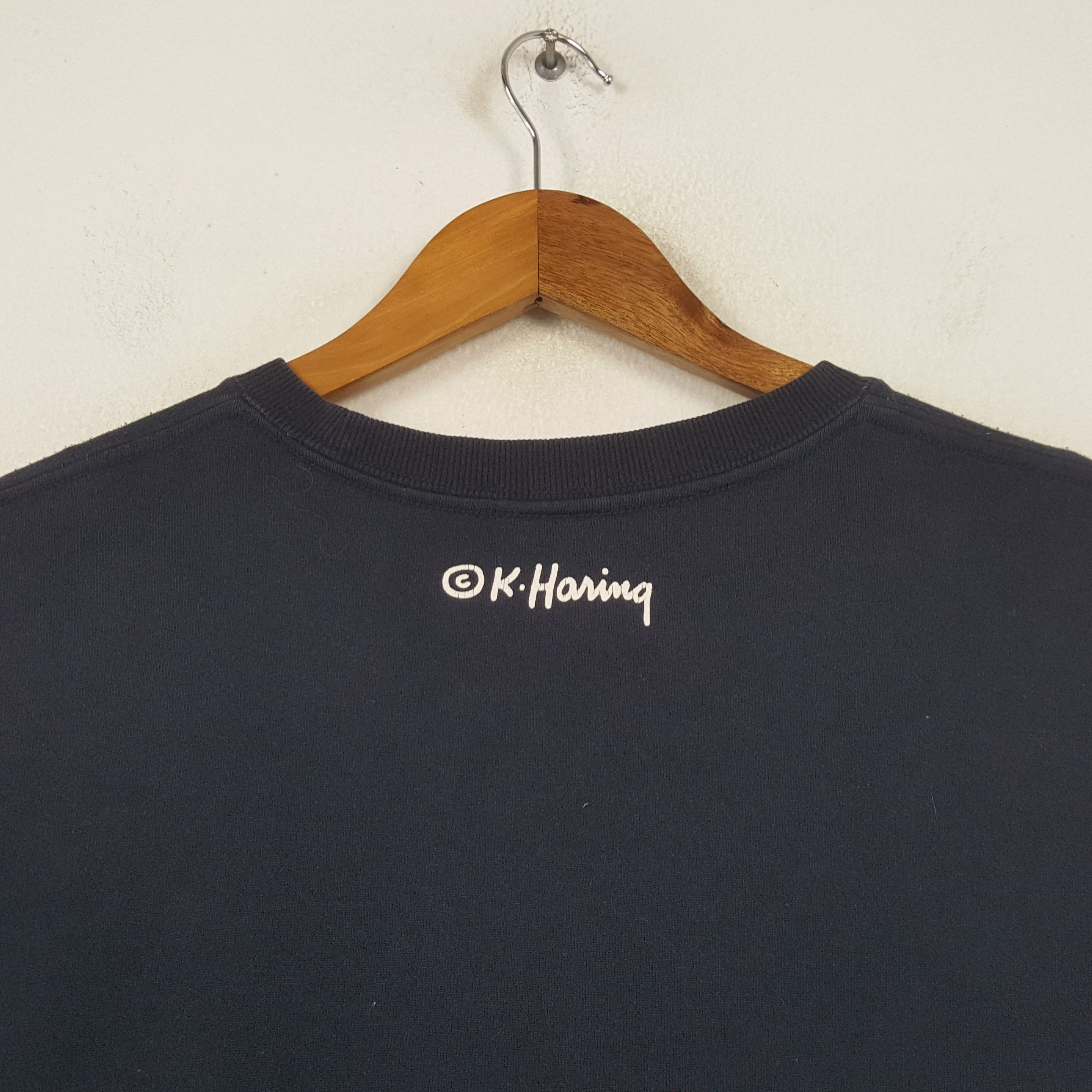 Uniqlo × Vintage Vintage Keith Haring American Art Brand Sweatshirt C295N25 Size US L / EU 52-54 / 3 - 4 Thumbnail
