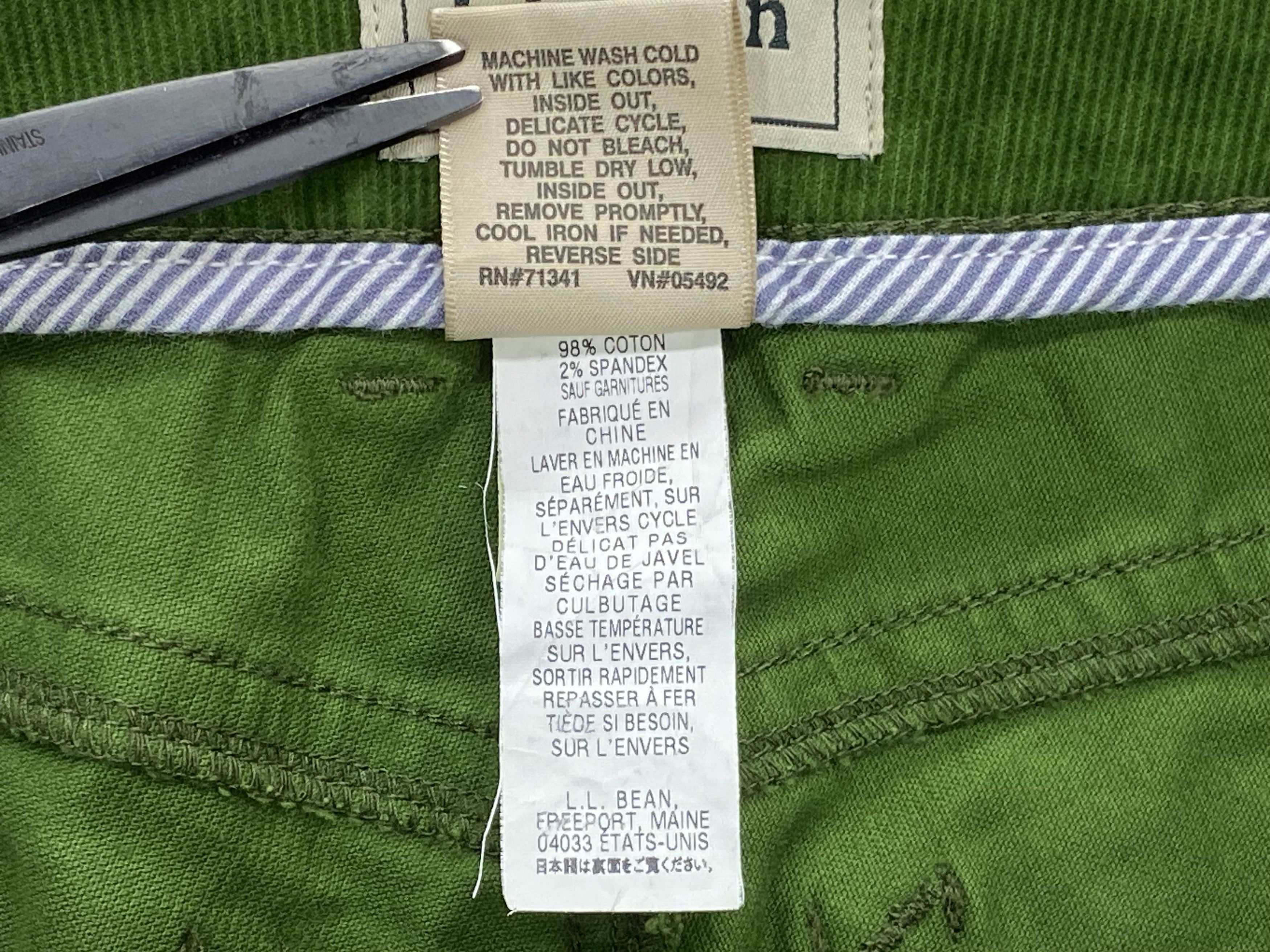 Other Vintage Polo Ralph Lauren x LL Bean Corduroy Pants 90s Art Size 24" / US 00 / IT 34 - 10 Thumbnail