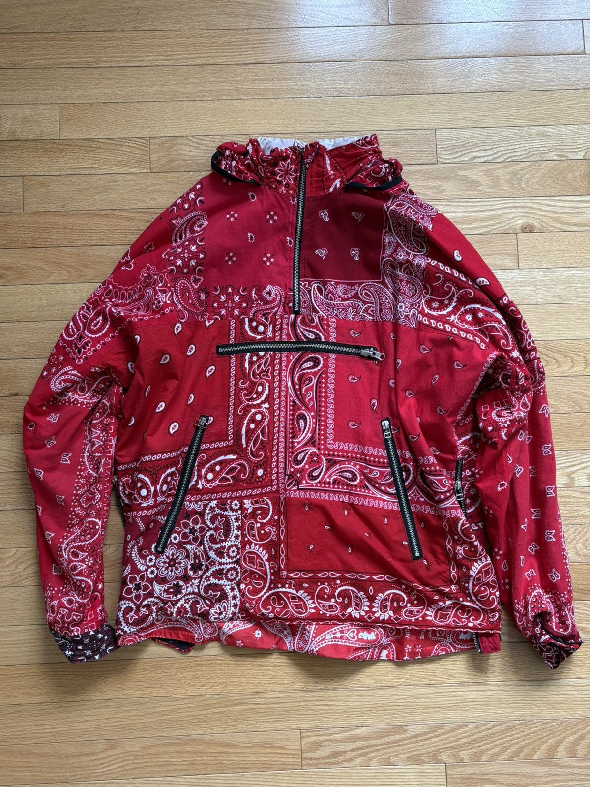 Old Park Old park deconstructed bandana - american flag zipper jacket Size US M / EU 48-50 / 2 - 1 Thumbnail
