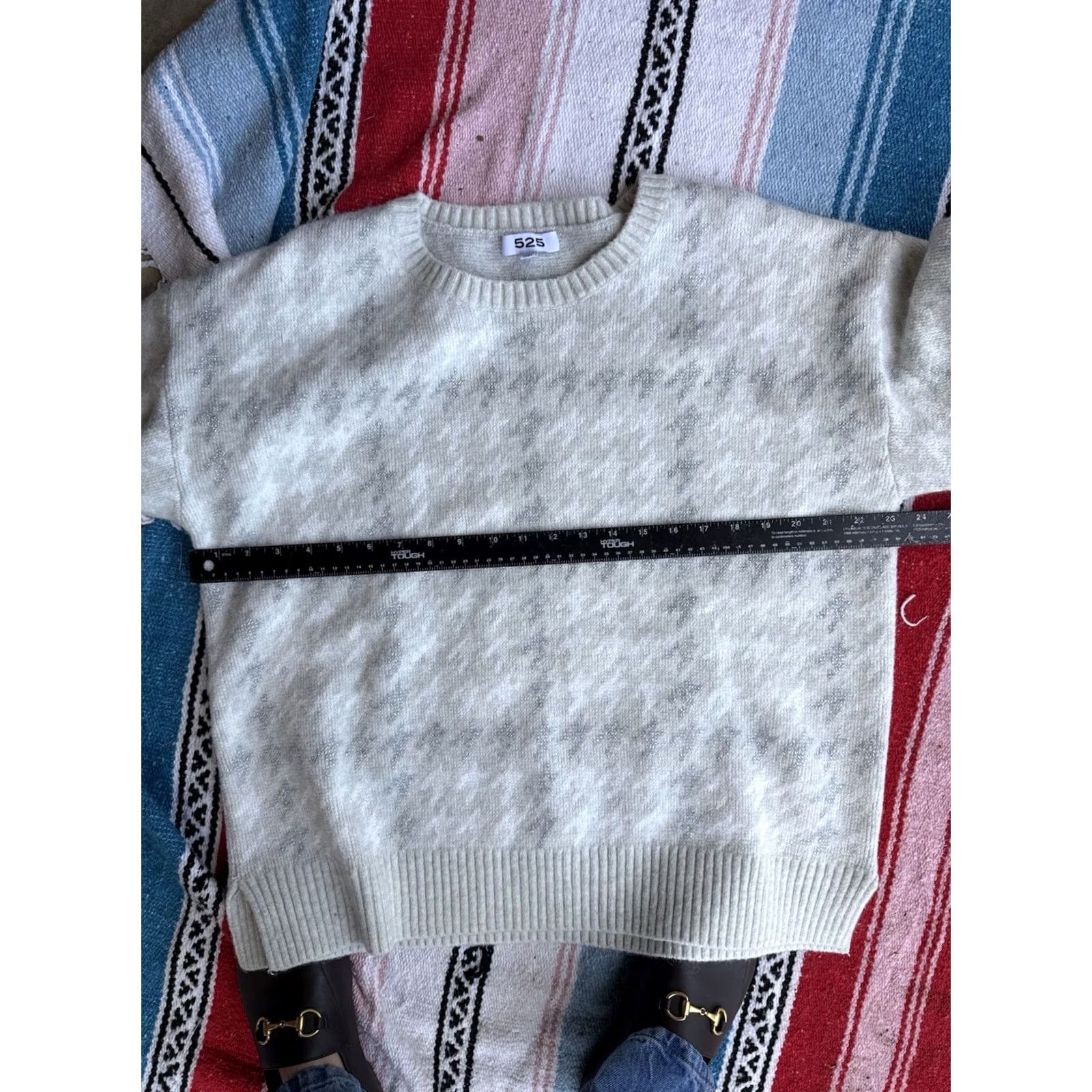 Vintage VINTAGE 525 America Gray Fuzzy Knit Crewneck Sweater Oversized XL Women Size XL / US 12-14 / IT 48-50 - 3 Thumbnail