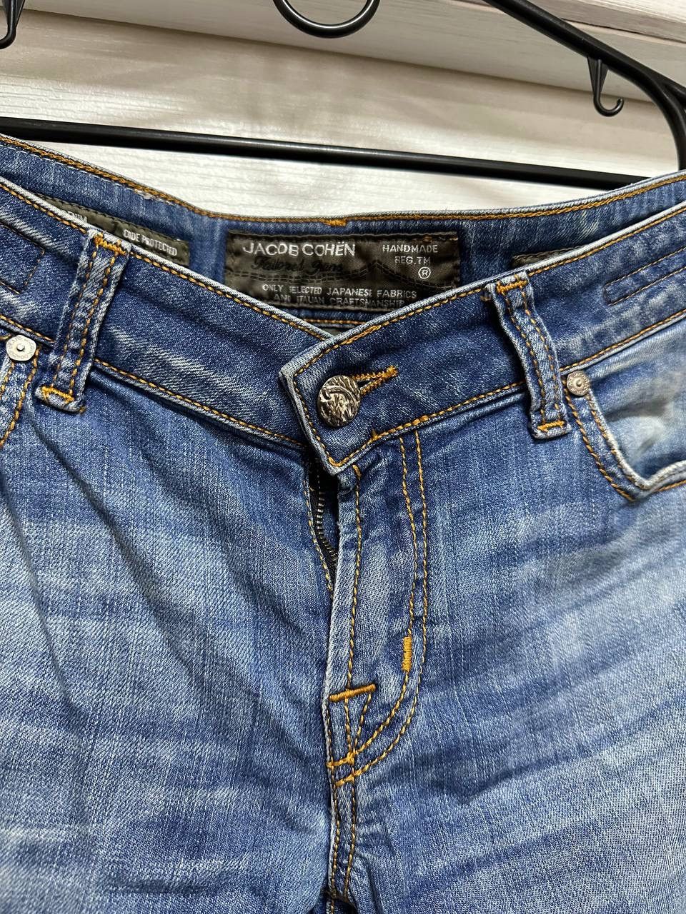 Jacob Cohen × Japanese Brand Jacob Cohen blue denim handmade denim pants jeans Size US 28 / EU 44 - 5 Thumbnail