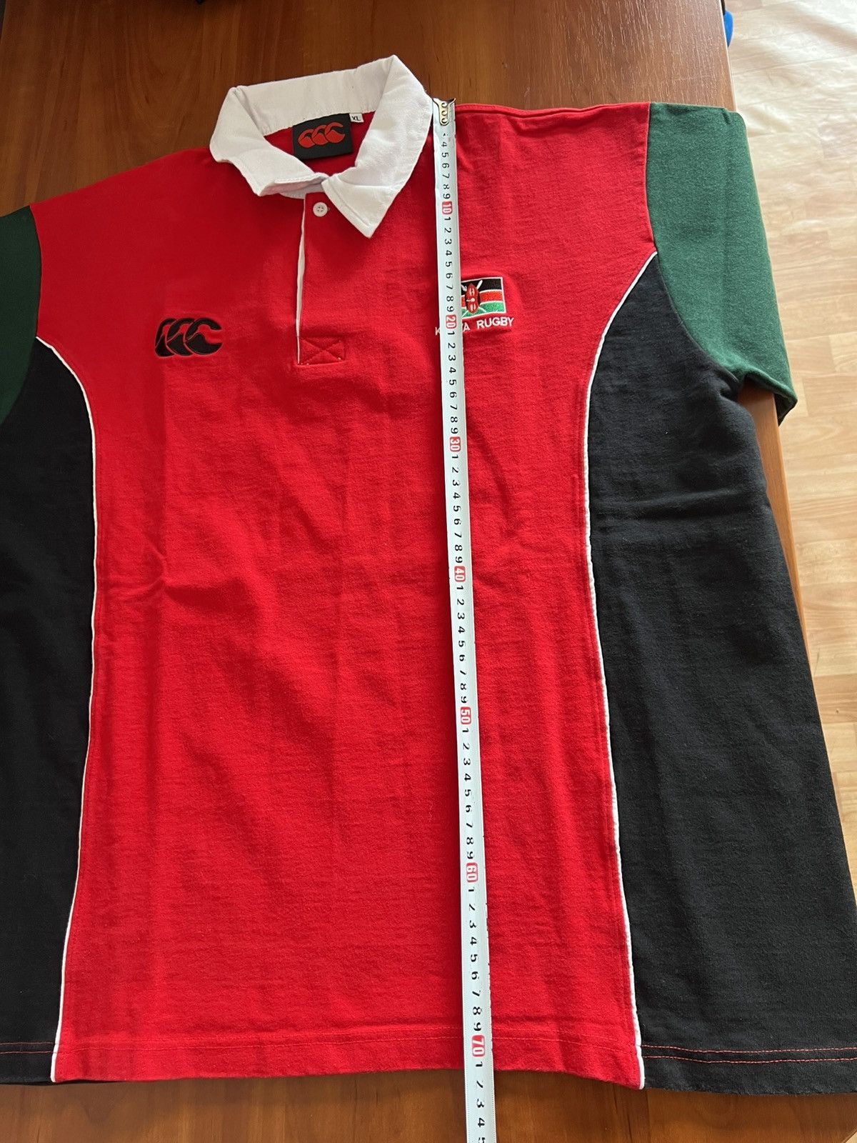 Canterbury of New Zealand 90’S KENYA NATIONAL TEAM UNION RUGBY VINTAGE JERSEY SHIRT Size US XL / EU 56 / 4 - 14 Thumbnail