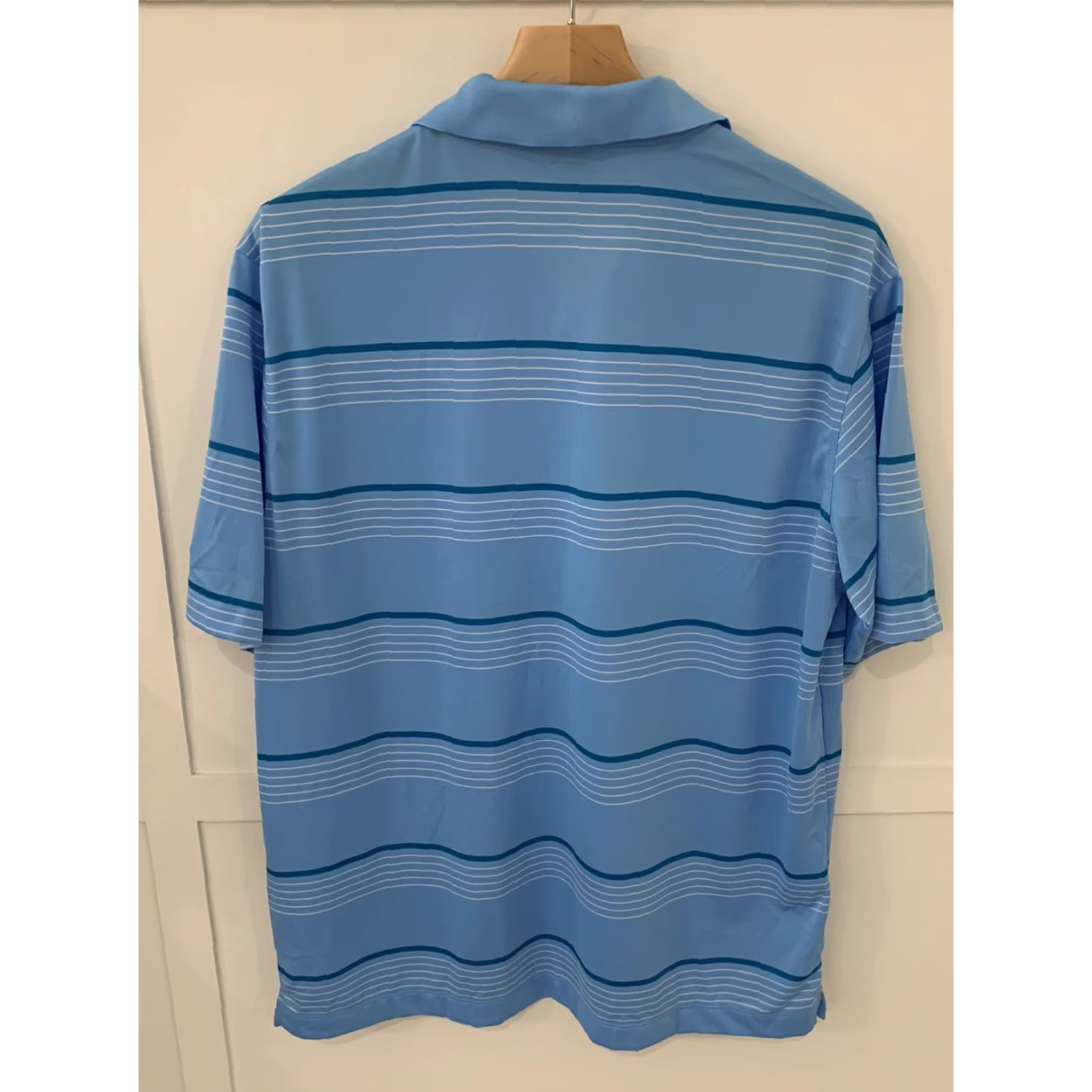 Nike Nike Golf Dri-Fit Blue Short Sleeve Shirt Mens Size Large MINT Size US L / EU 52-54 / 3 - 2 Thumbnail