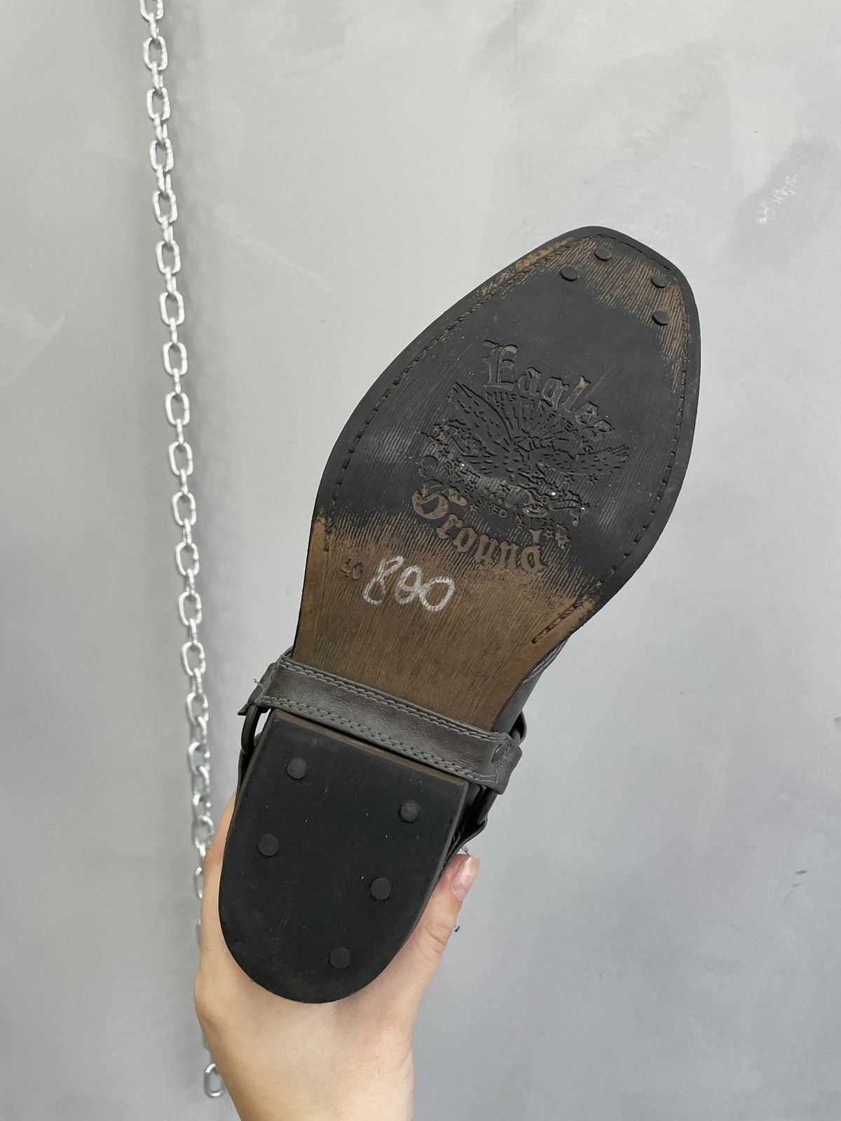 Western Rise Western guidi style leather moto boots hype rare Size US 7.5 / EU 40-41 - 6 Thumbnail