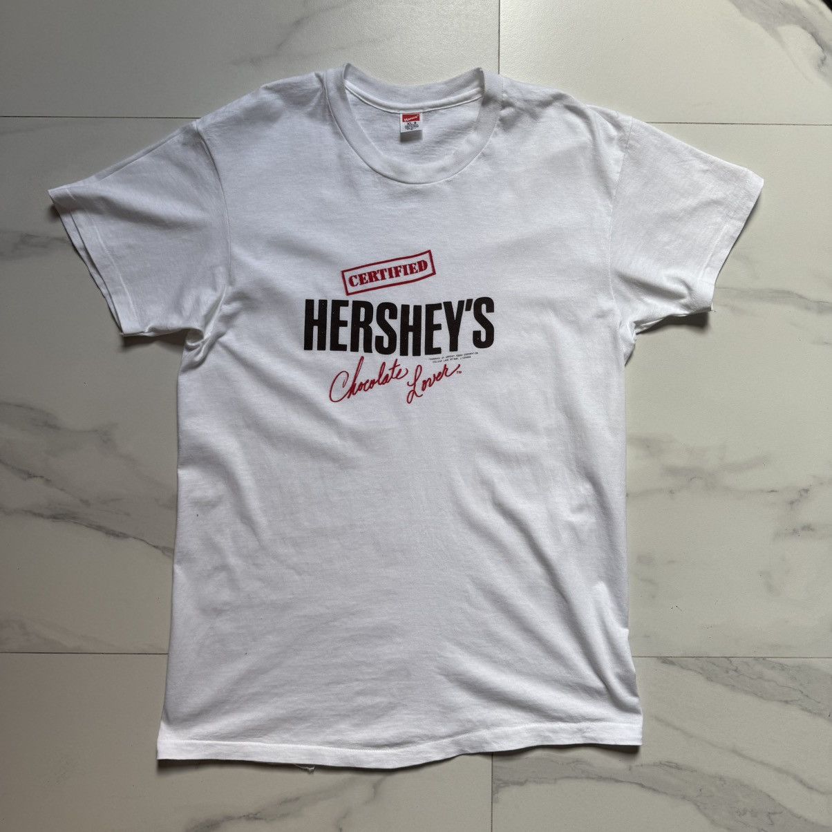 Vintage Vintage 80s Hershey’s Chocolate Lover Tee Size US XL / EU 56 / 4 - 2 Thumbnail