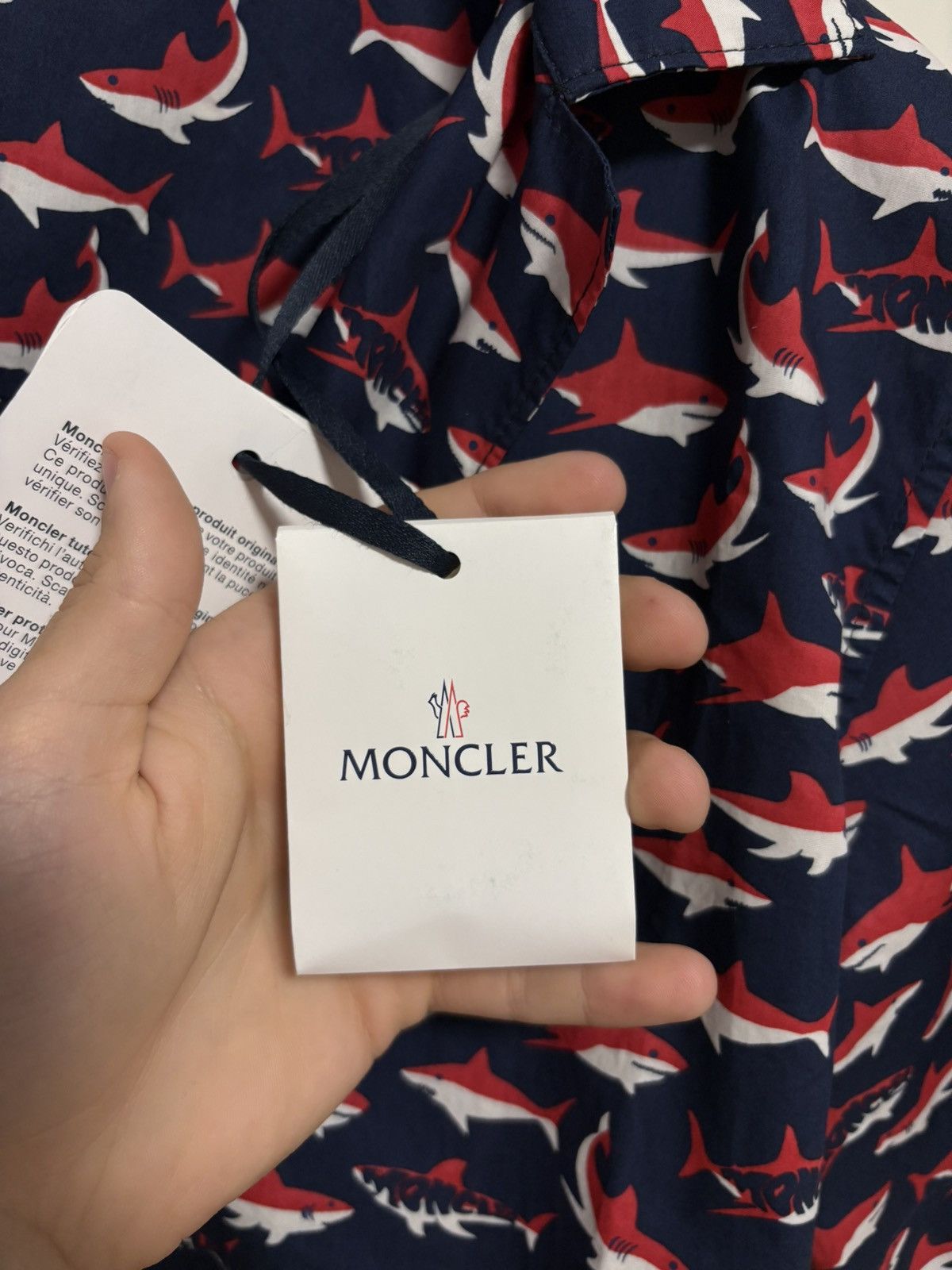 Moncler Moncler Short Sleeved Shirt Size US L / EU 52-54 / 3 - 10 Thumbnail