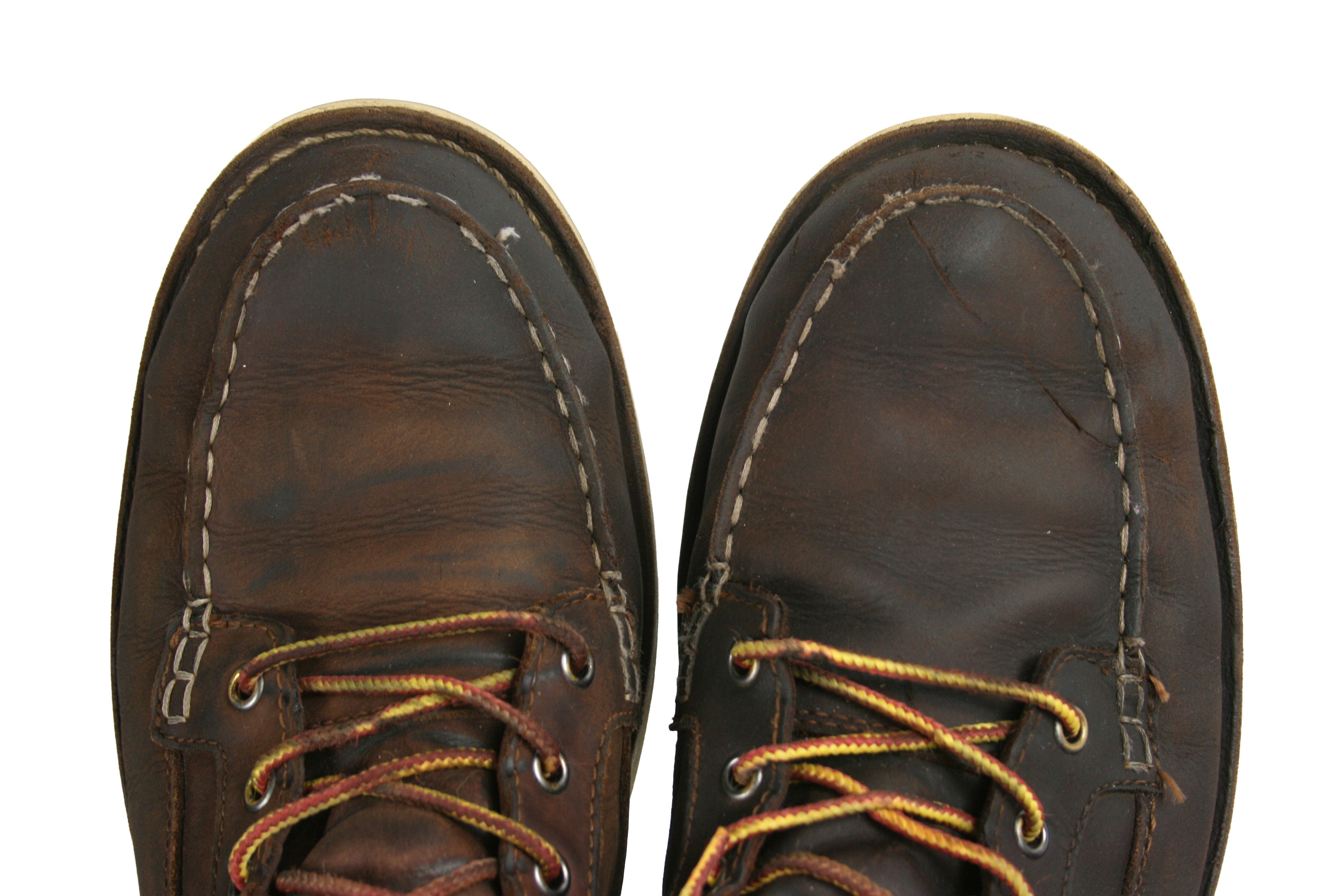 Danner Bull Run Moc Distressed Leather Boots Size US 13 / EU 46 - 8 Thumbnail