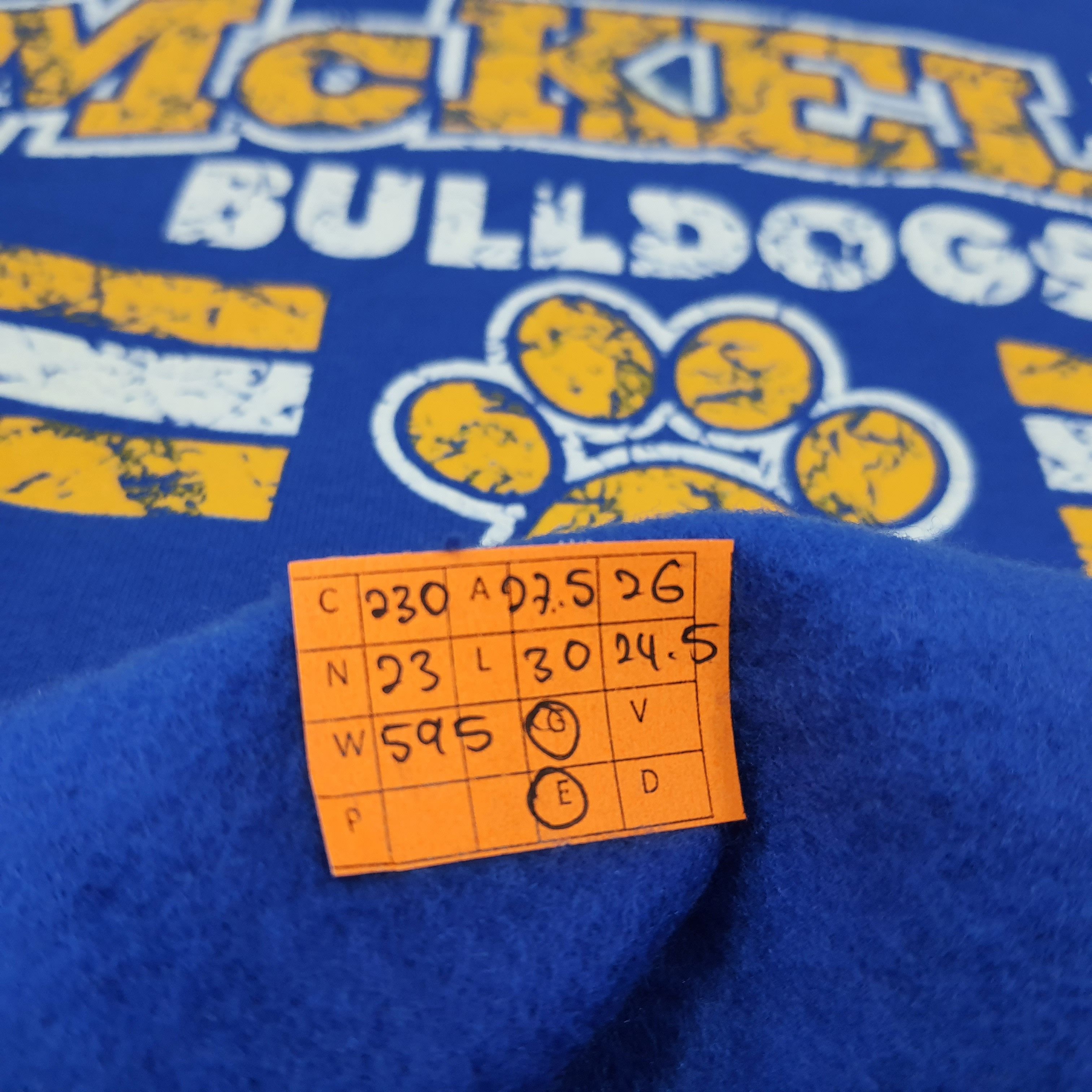 Vintage Vintage McKell Bulldogs Sports College Sweatshirt C230N23 Size US XXL / EU 58 / 5 - 6 Thumbnail