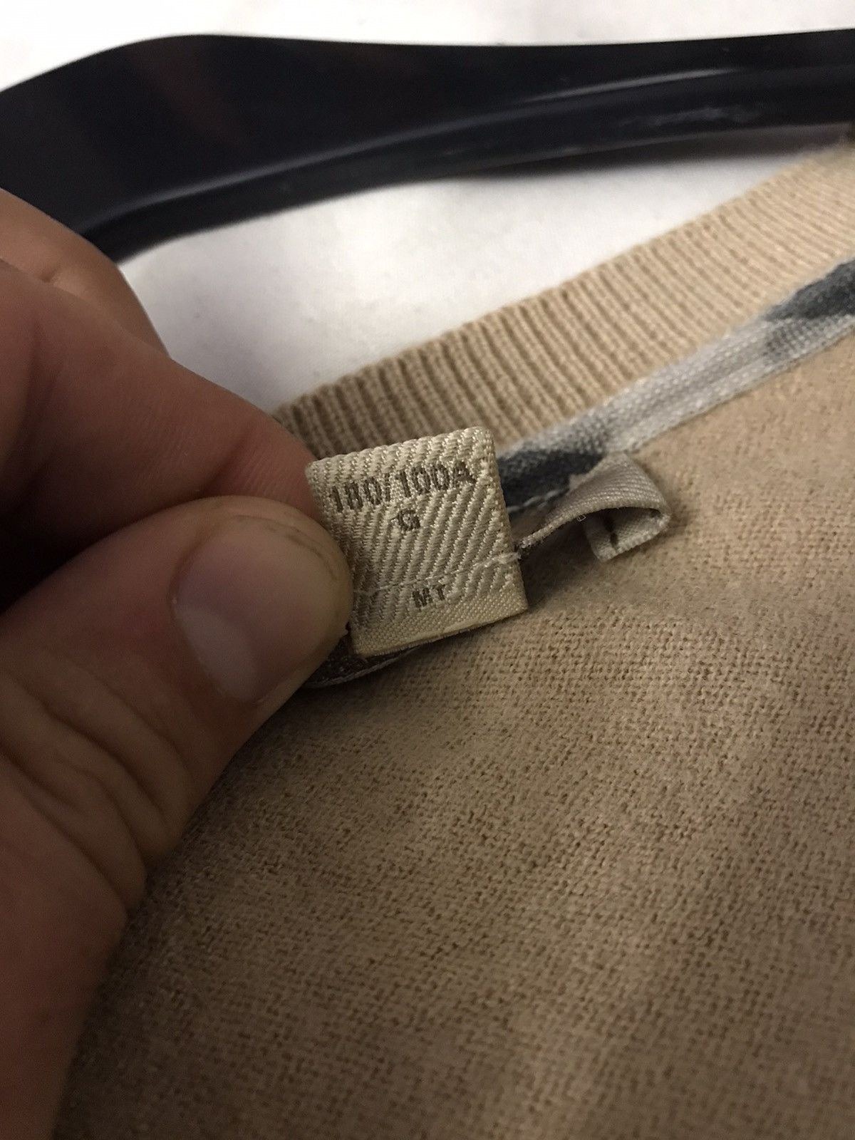 Burberry × Burberry Prorsum Burberry Brit V-neck Wool knitwear Size US L / EU 52-54 / 3 - 11 Thumbnail