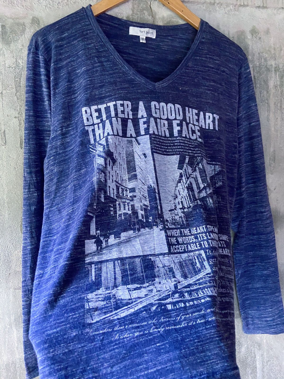 Japanese Brand BETTER A GOOD HEART THAN A FAIR FACE LONG SLEEVE Size US M / EU 48-50 / 2 - 4 Thumbnail