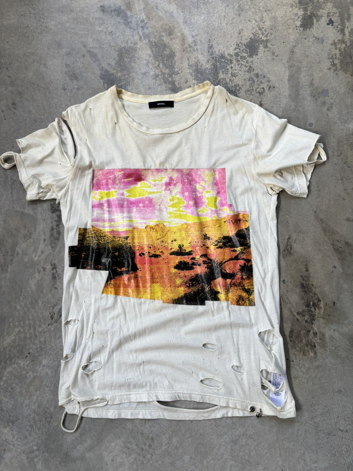 Diesel × Vintage Diesel rip off graphic tee Size US XS / EU 42 / 0 - 1 Thumbnail
