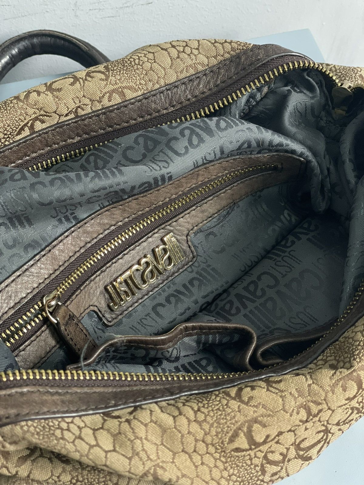 Roberto Cavalli Vintage roberto Cavalli canvas bag y2k rare Size ONE SIZE - 9 Thumbnail
