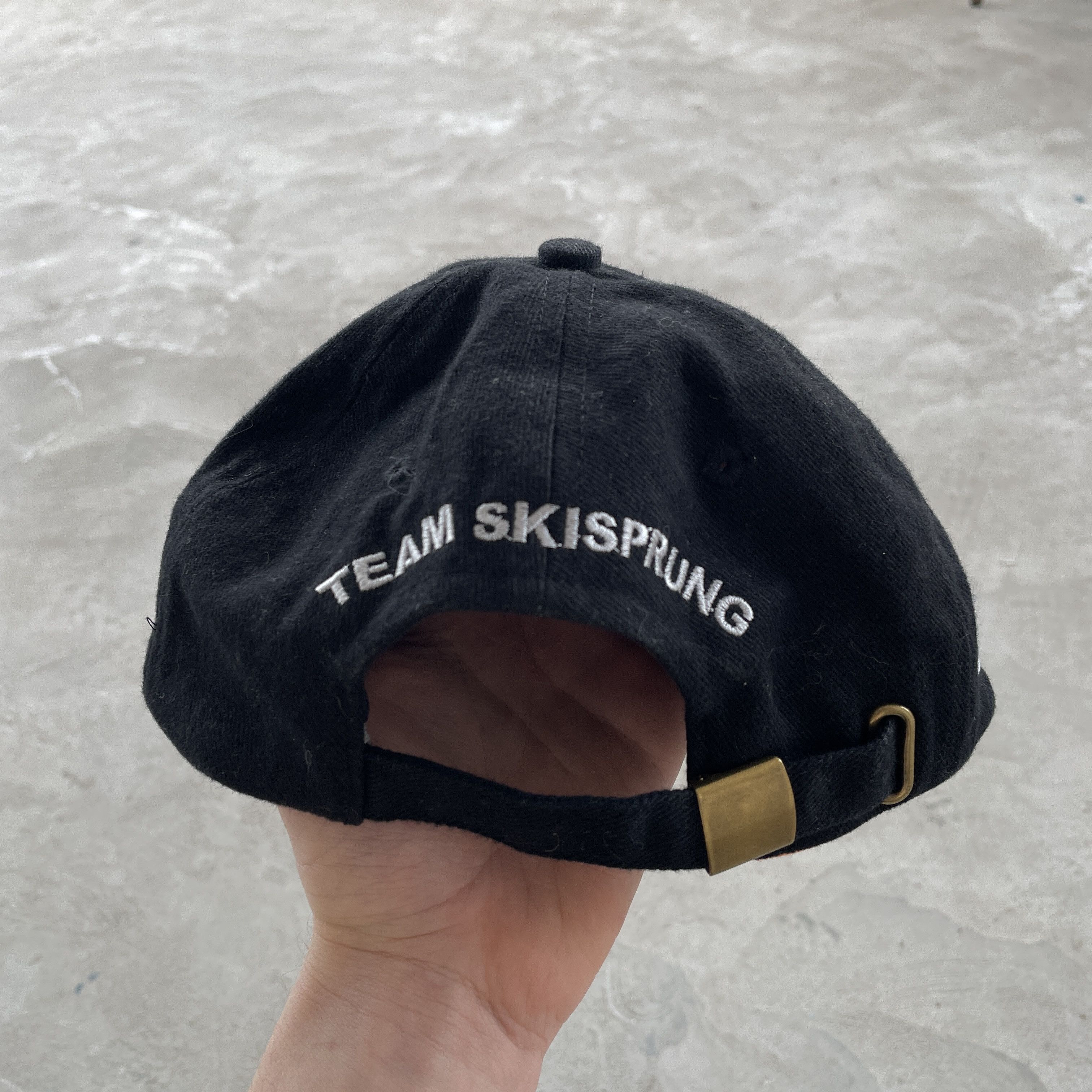 Vintage Vintage Codeba DSV Ski Team Germany Black Cap Hat 58cm Size ONE SIZE - 5 Thumbnail