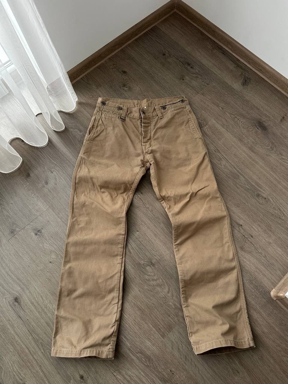 Japanese Brand × Pike Brothers × Vintage Vintage Pike Brother Brown Hunting Denim Pants Size US 32 / EU 48 - 7 Thumbnail