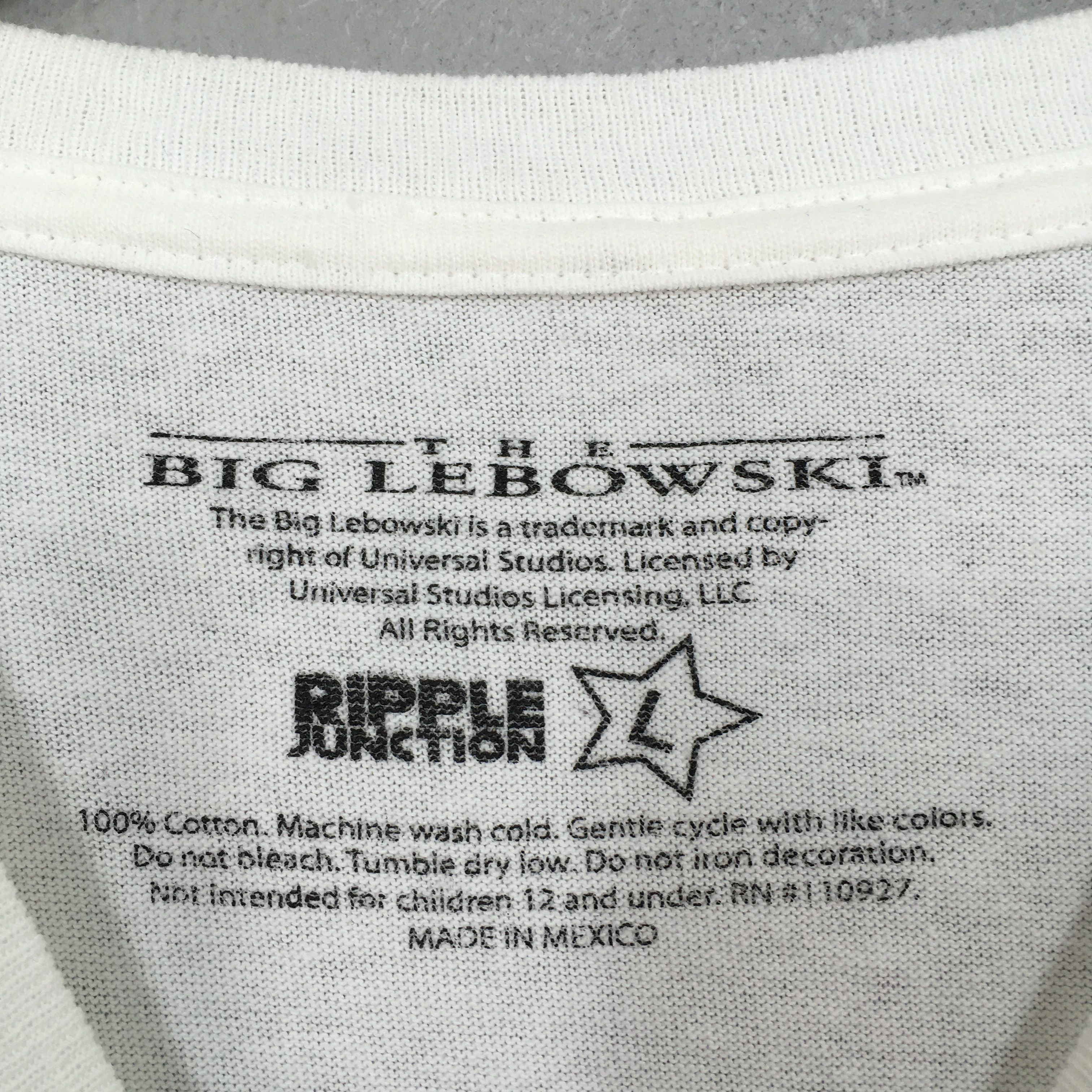 Universal Studios × Vintage Vintage 1998 The Big Lebowski Movies Crime Tshirt Large Size US L / EU 52-54 / 3 - 5 Thumbnail