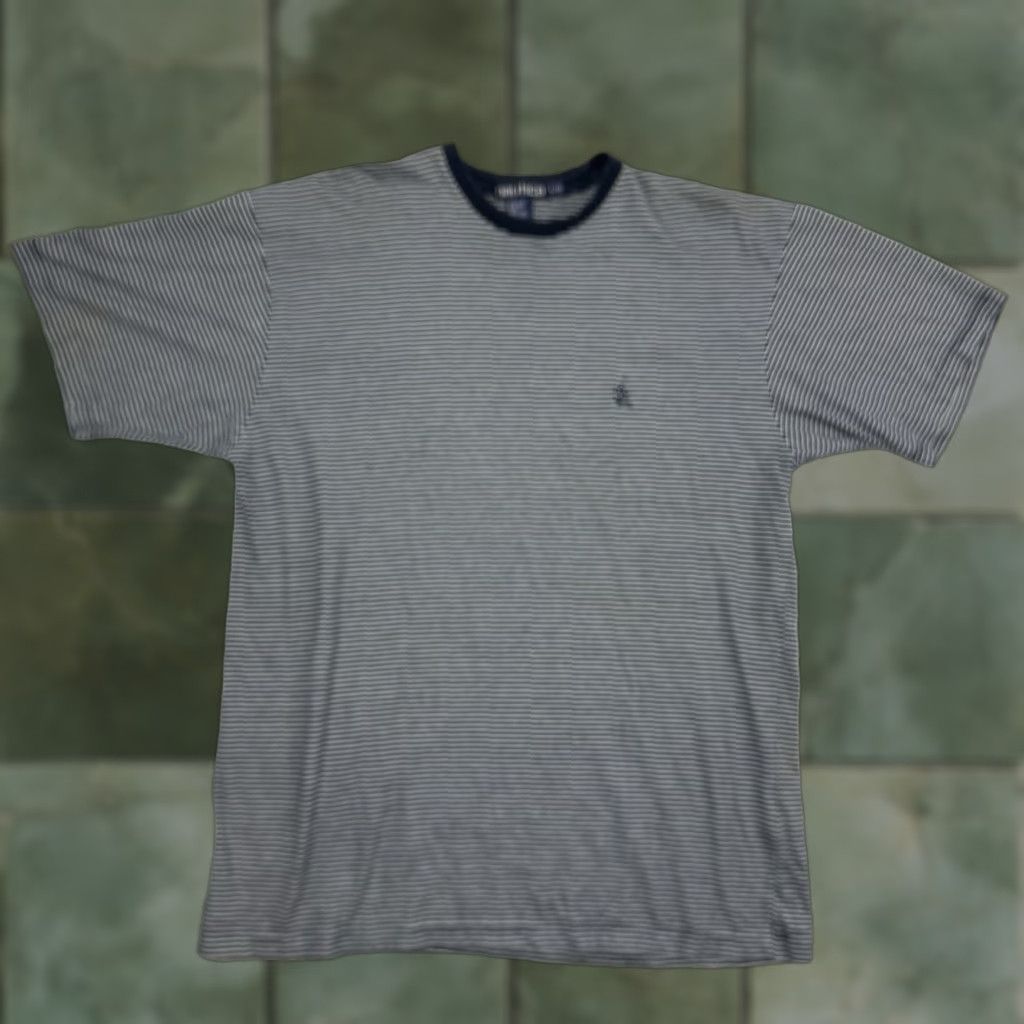 Nautica Vintage Nautica Striped T-Shirt Adult Large Logo USA 90s Hipster Cotton Shirt Mens Size US L / EU 52-54 / 3 - 1 Thumbnail