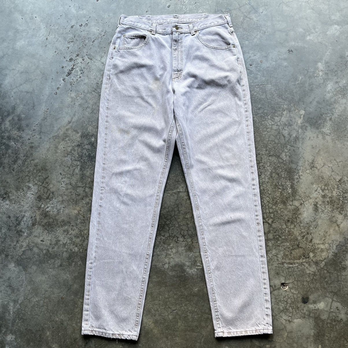 L.L. Bean 90s LL Bean Usa Tapered Denim Jeans Size 35x34 Size US 35 - 1 Thumbnail
