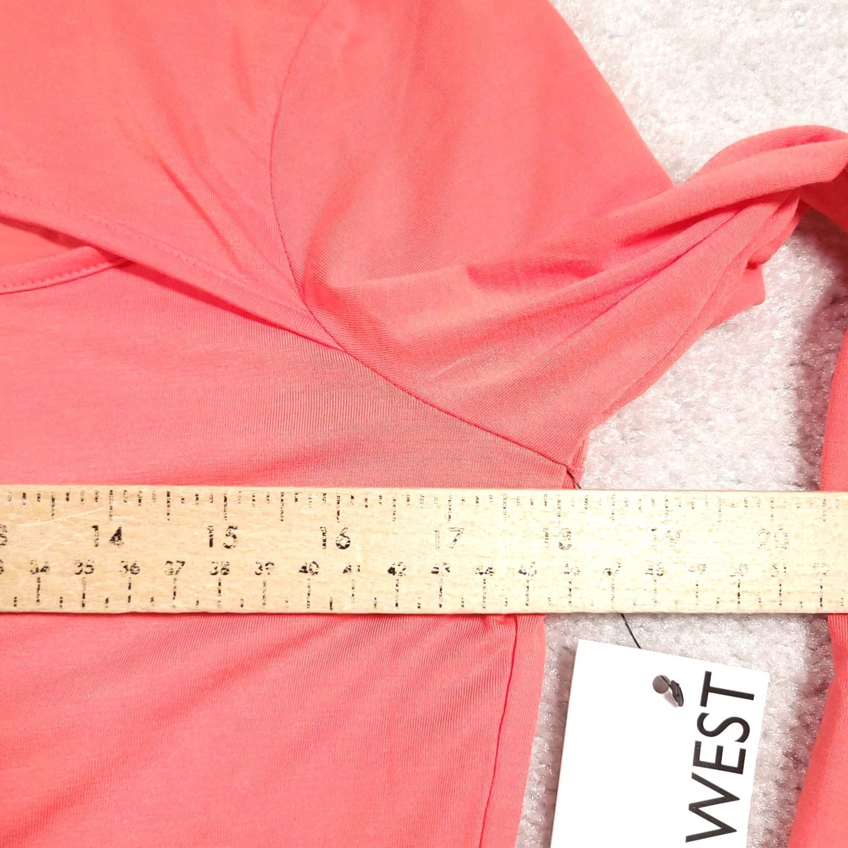 Nine West Nine West Shirt Women's Large Coral Keyhole Neckline Athletic Stretch Yoga Size L / US 10 / IT 46 - 6 Thumbnail