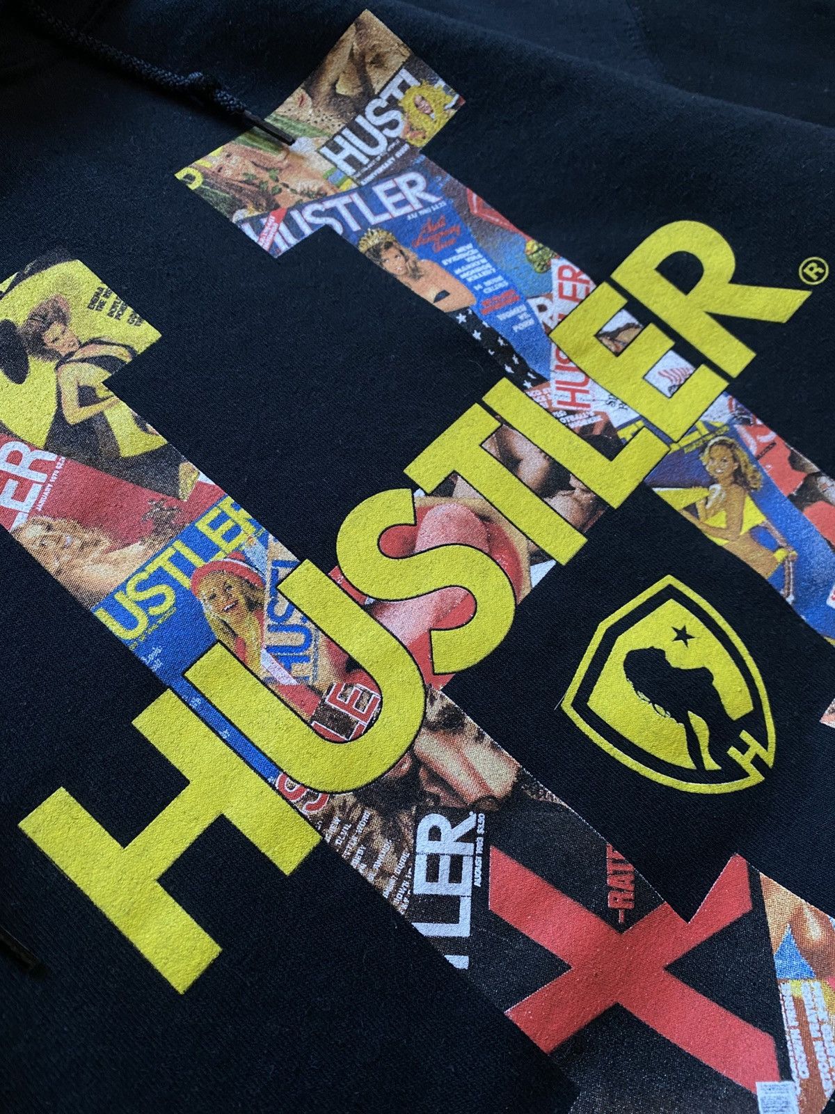 Vintage Vintage Hustler Journal Black Hoodie Y2K Porn Star Size US M / EU 48-50 / 2 - 3 Thumbnail